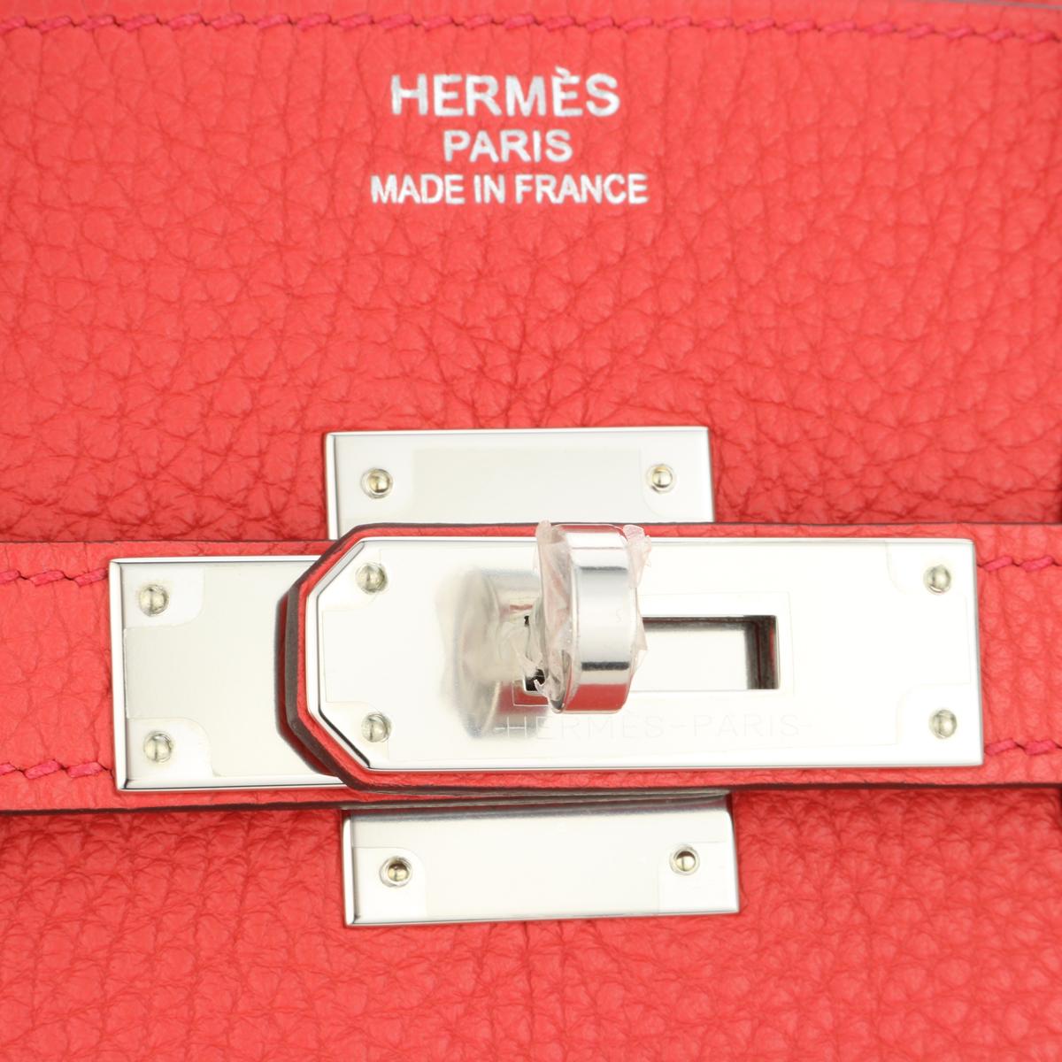 Hermès Birkin Bag 35cm Bougainvillier Taurillon Clemence Leather w/PHW 2017 8