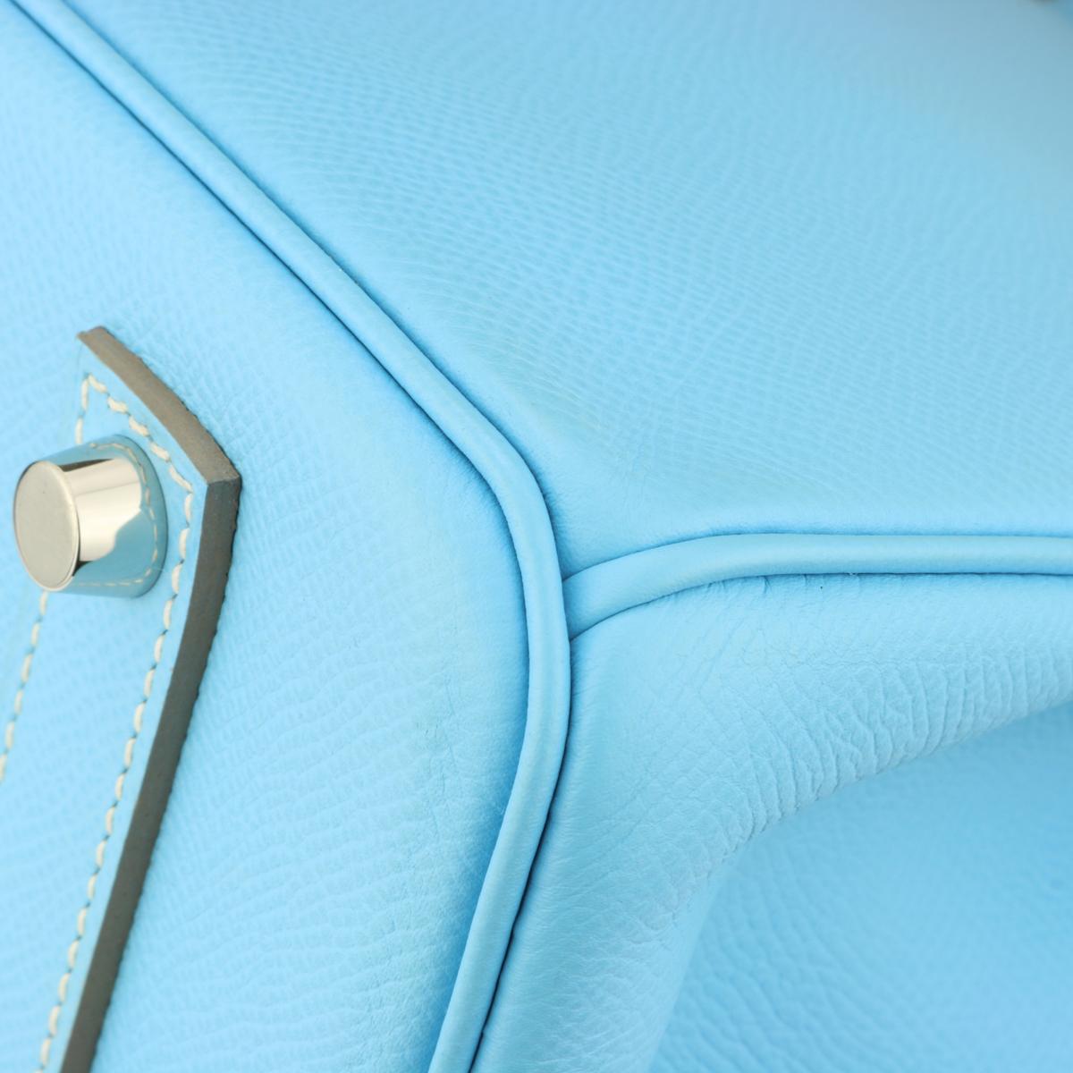 Hermès Birkin Bag 35cm Candy Collection Blue Celeste/Mykonos Epsom w/PHW 2012 3