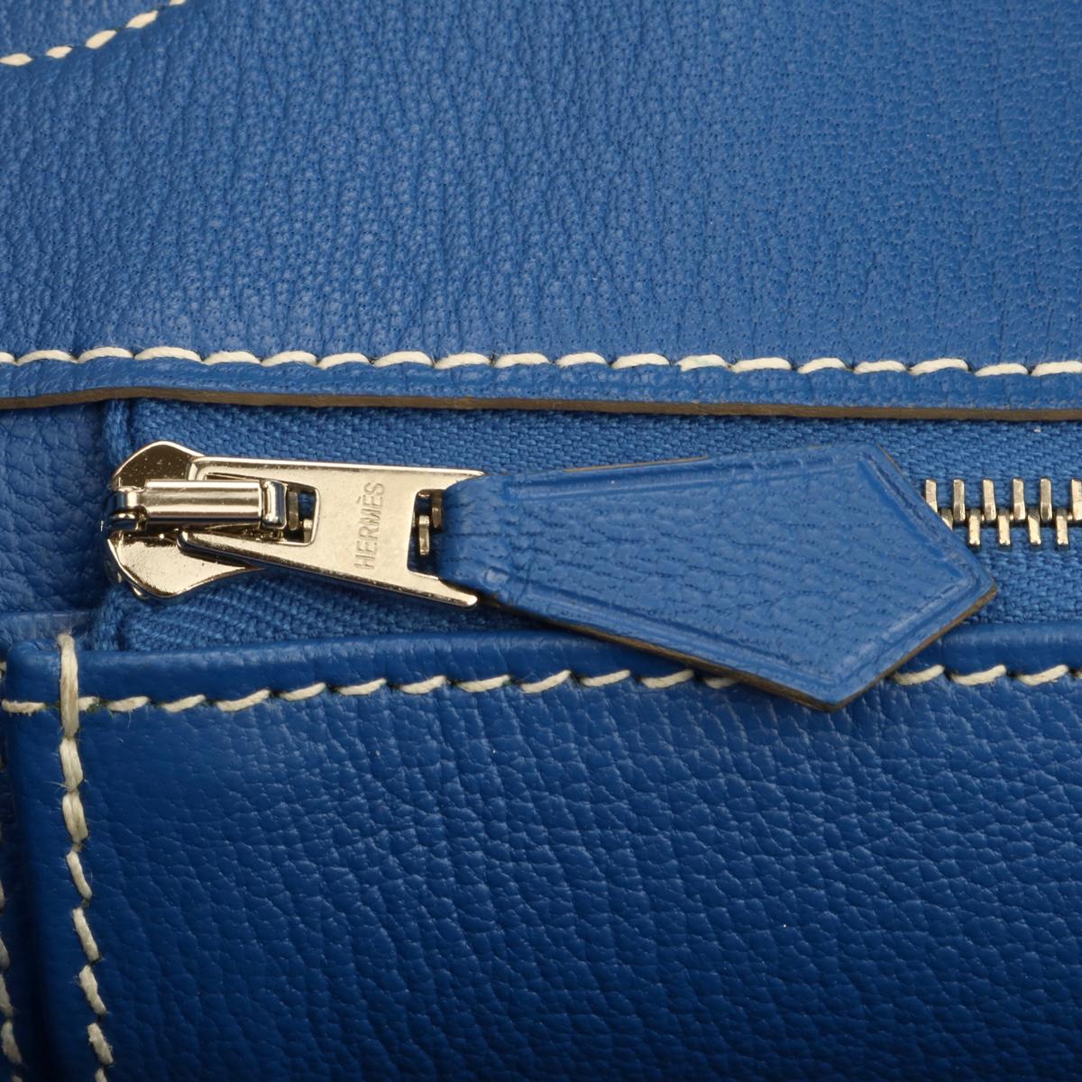 Hermès Birkin Bag 35cm Candy Collection Blue Celeste/Mykonos Epsom w/PHW 2012 8
