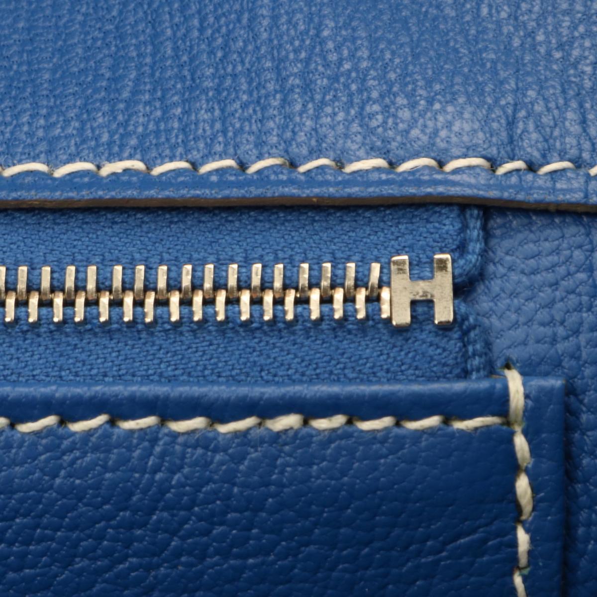 Hermès Birkin Bag 35cm Candy Collection Blue Celeste/Mykonos Epsom w/PHW 2012 9