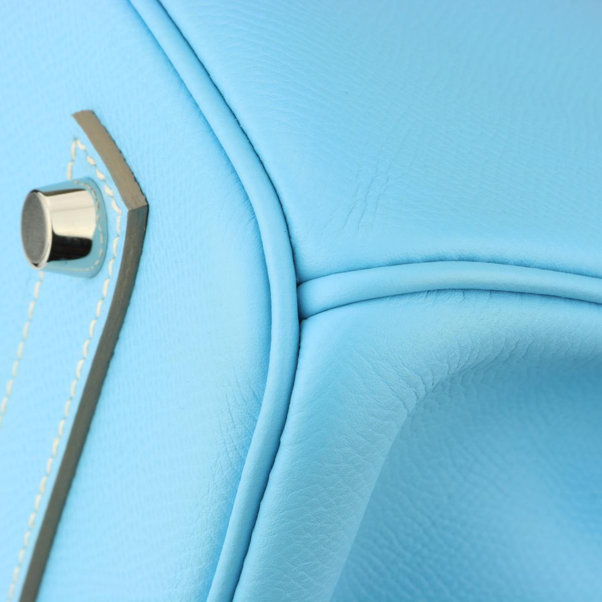 Hermès Birkin Bag 35cm Candy Collection Blue Celeste/Mykonos Epsom w/PHW 2012 1