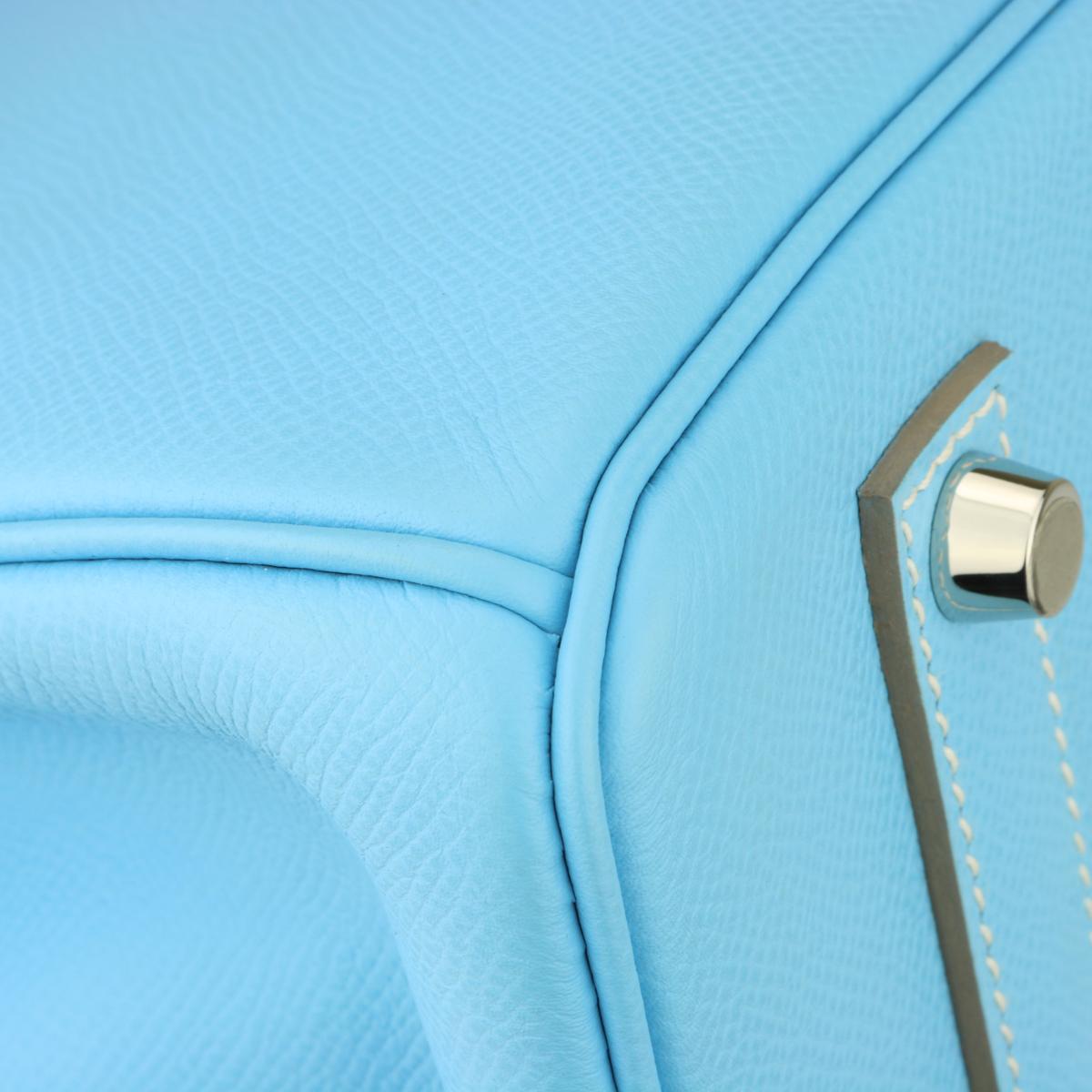 Hermès Birkin Bag 35cm Candy Collection Blue Celeste/Mykonos Epsom w/PHW 2012 2