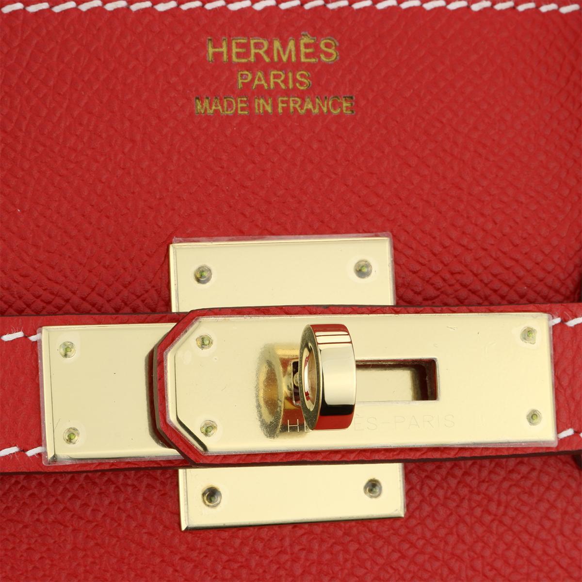 Hermès Birkin Bag 35cm Candy Rouge Casaque/Bleu Thalassa Epsom w/GHW_2012 5