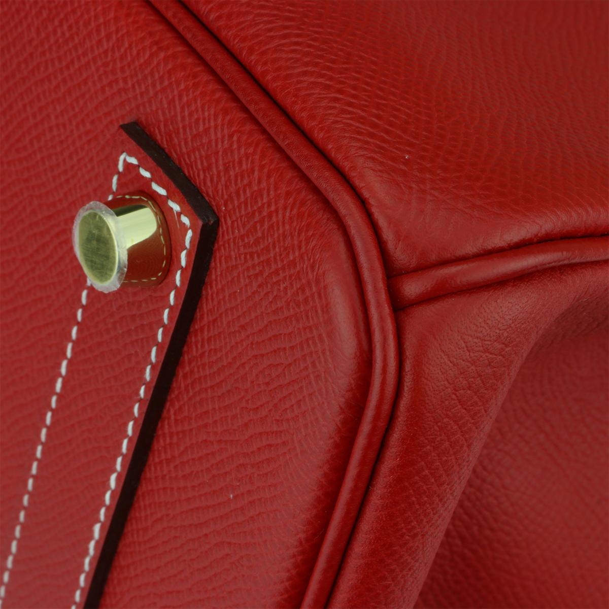 Hermès Birkin Bag 35cm Candy Rouge Casaque/Bleu Thalassa Epsom w/GHW_2012 2