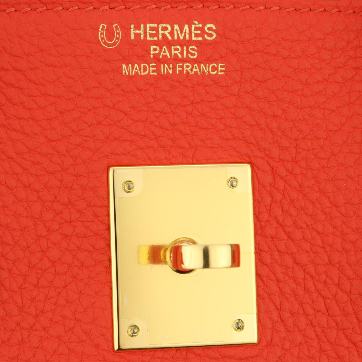 Hermès Birkin Bag 35cm Special Order HSS Bag Capucine Togo Leather w/GHW 2015 5