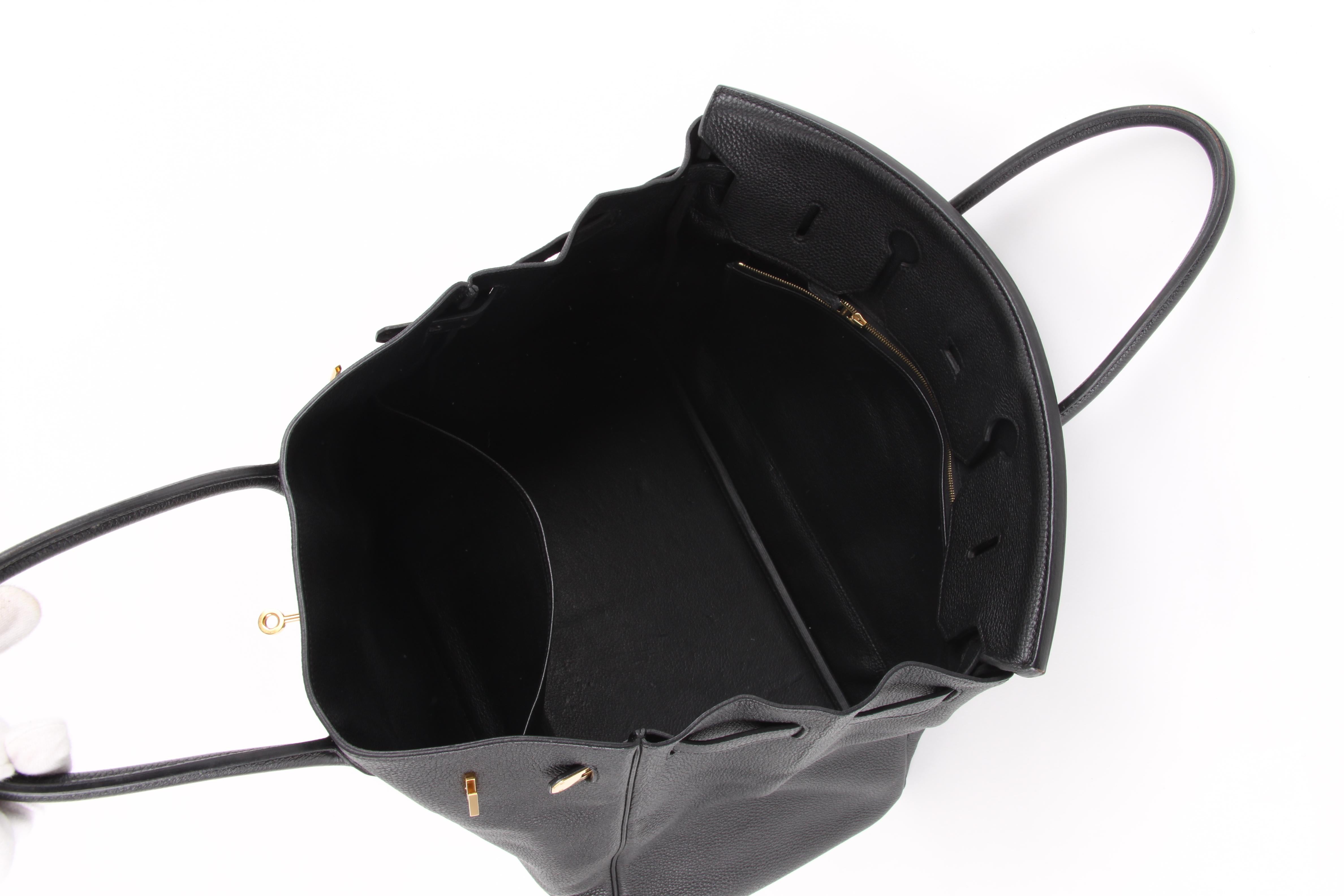 Hermes Birkin Bag 40 Togo - black For Sale 7