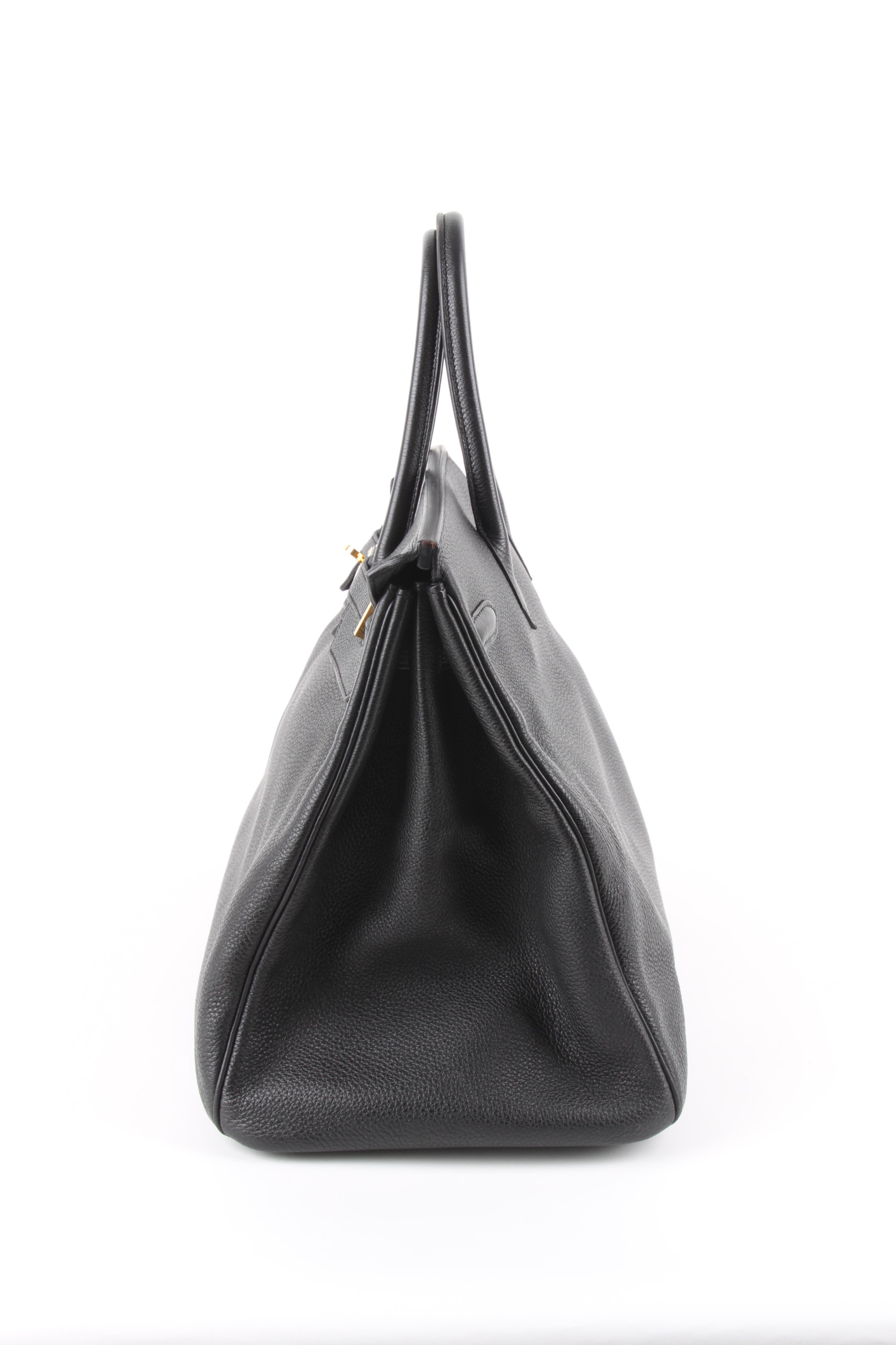 Black Hermes Birkin Bag 40 Togo - black For Sale