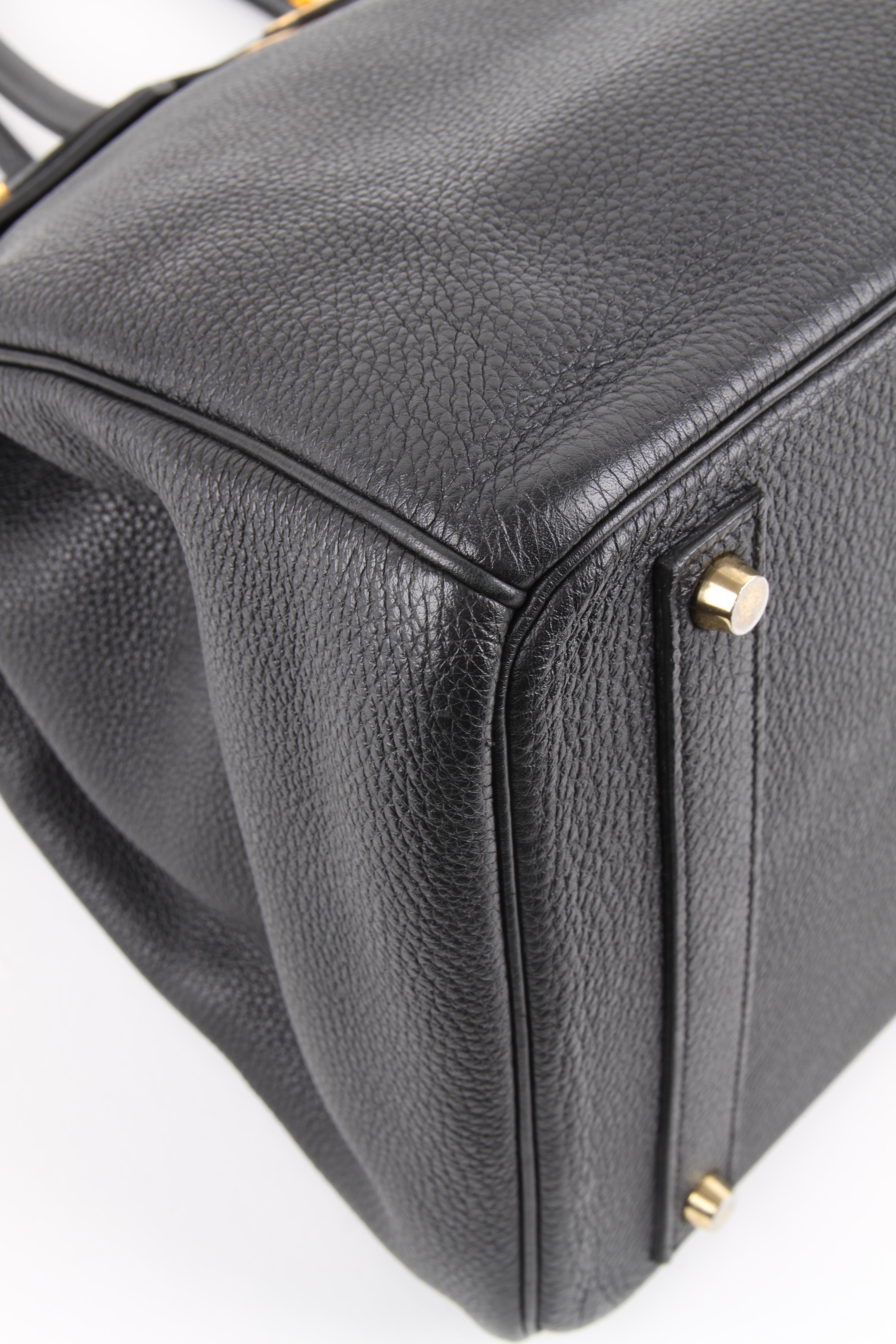 Hermes Birkin Bag 40 Togo - black For Sale 1