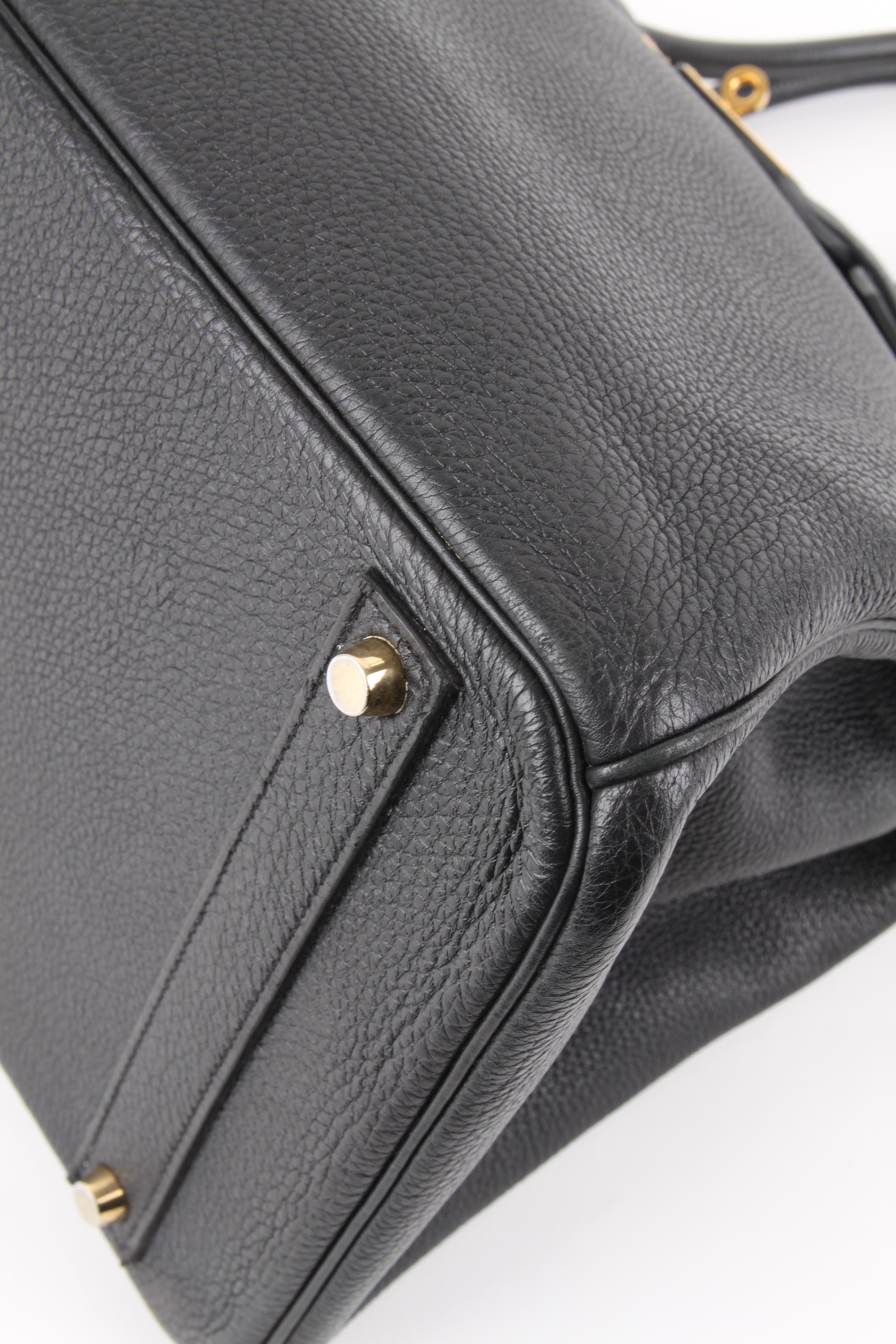 Hermes Birkin Bag 40 Togo - black For Sale 2