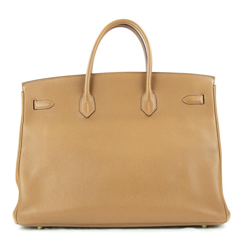 Hermes Birkin Bag 40cm Alezan GHW For Sale at 1stDibs