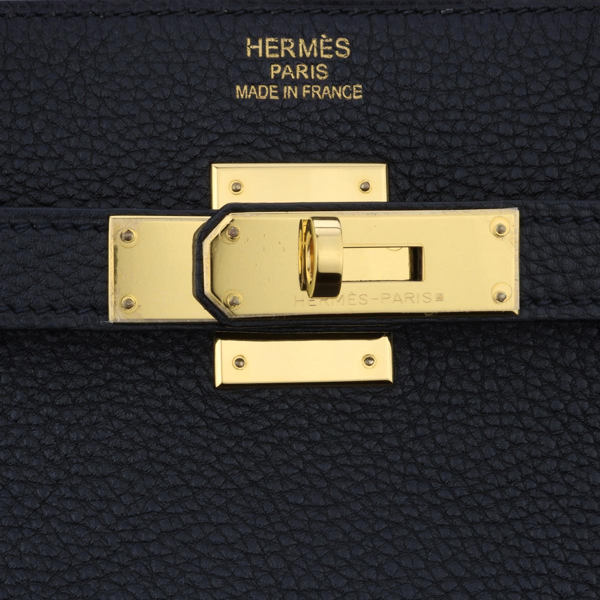 Hermès Birkin Bag 40cm Black Togo Leather with Gold Hardware Stamp N 2010 5