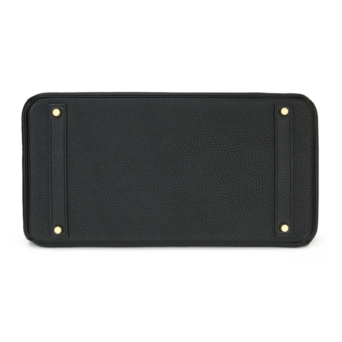Hermès Birkin Bag 40cm Black Togo Leather with Gold Hardware Stamp N 2010 2