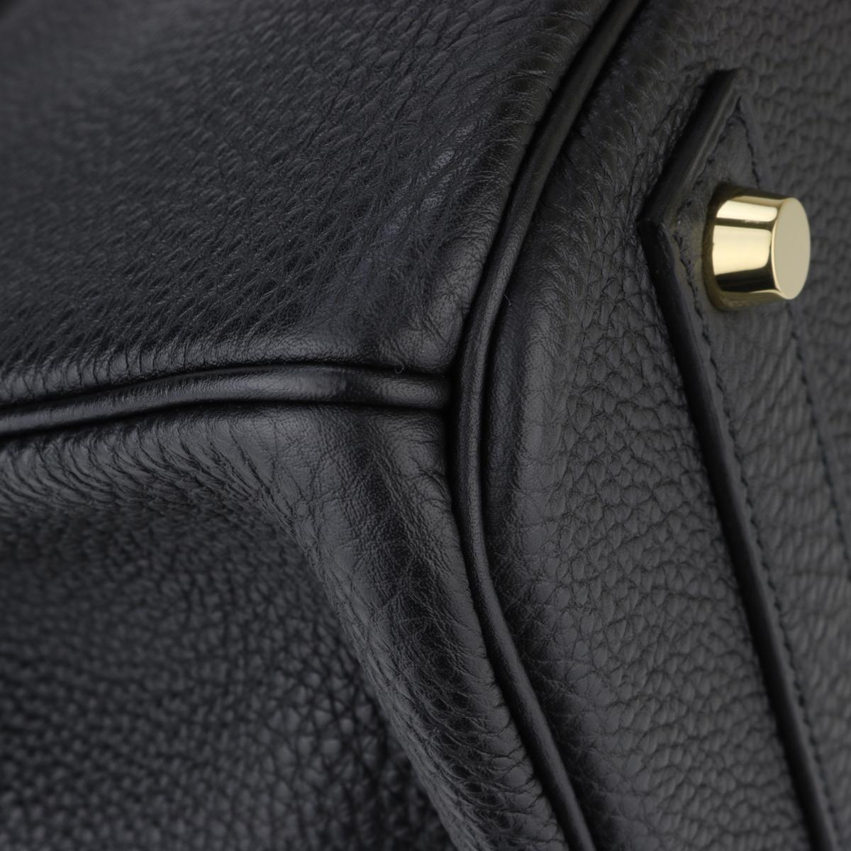 Women's or Men's Hermès Birkin Bag 40cm Black Togo Leather with Gold Hardware Stamp N 2010
