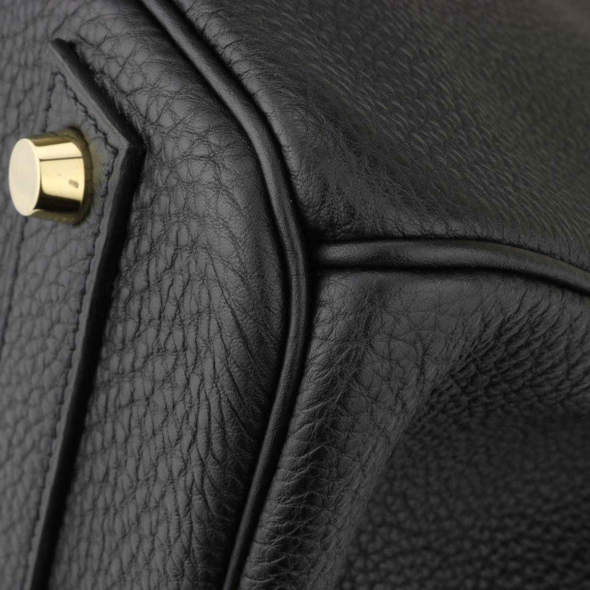 Hermès Birkin Bag 40cm Black Togo Leather with Gold Hardware Stamp N 2010 4