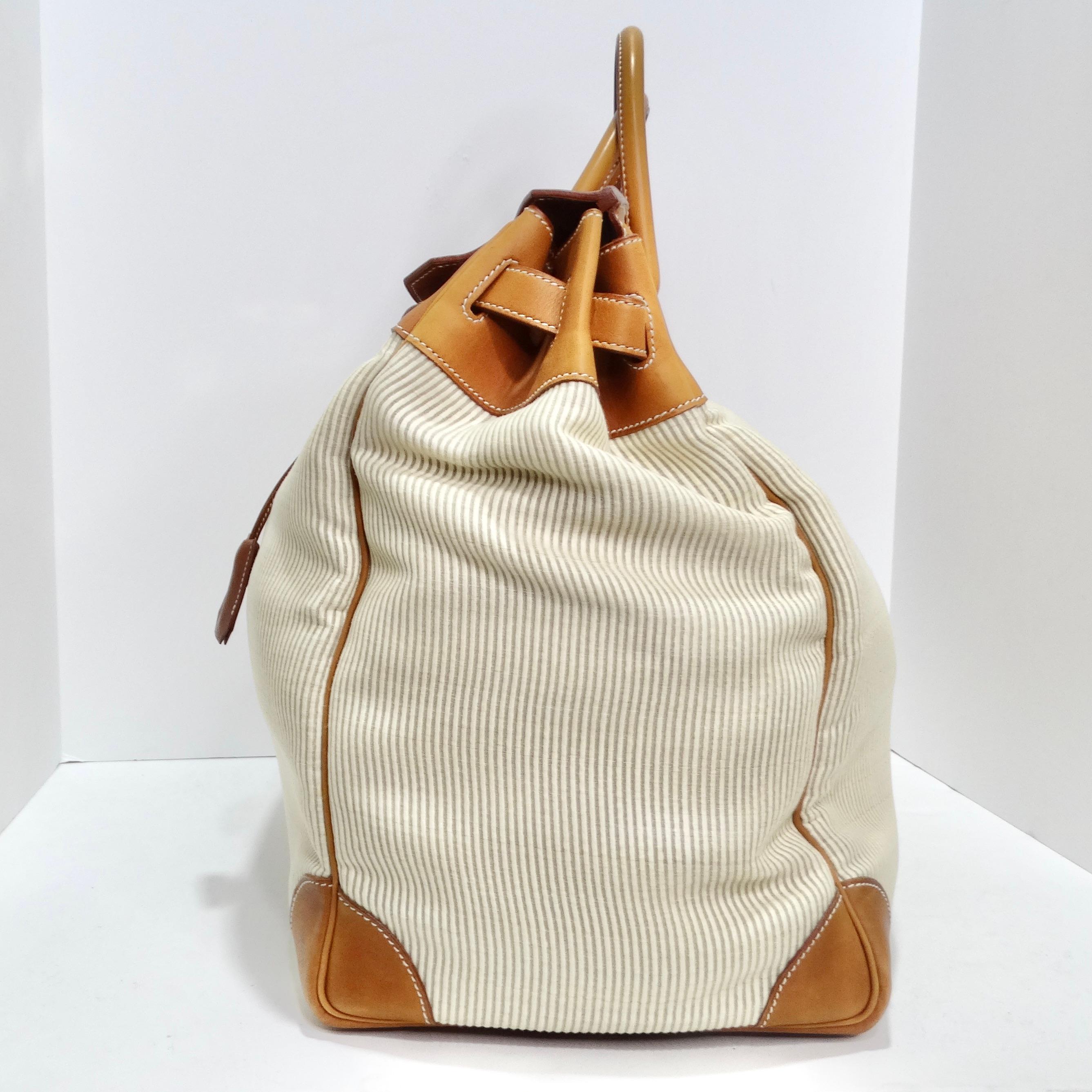 Hermes Birkin Bag 50cm in Barenia Crinoline For Sale 7