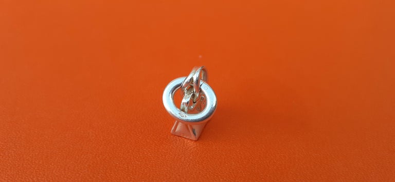 Hermès Birkin Bag Pendant for Necklace Bracelet or Charm in Silver RARE For  Sale at 1stDibs