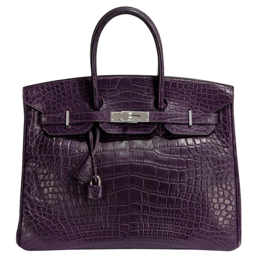 Hermès Birkin Bag Porosus 35 For Sale