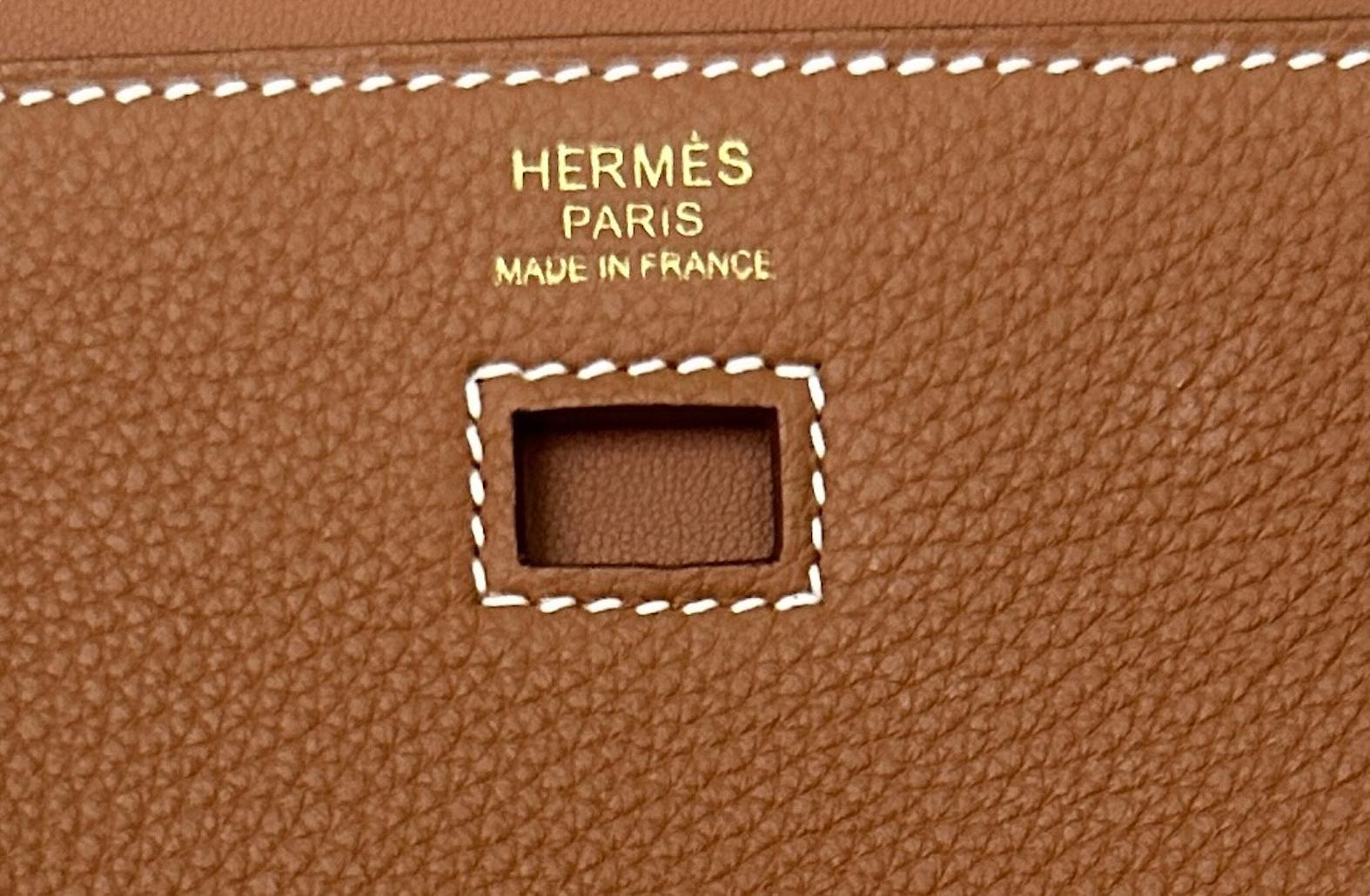 Hermes Birkin Bag Sellier en Desordre Gold with Gold Hardware 2023 Very Limited  2