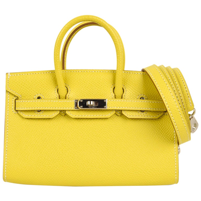 Hermes Birkin Bag Tiny Miniature Micro Lime Limited Edition at 1stDibs | mini  birkin, birkin mini, mini birkin bag