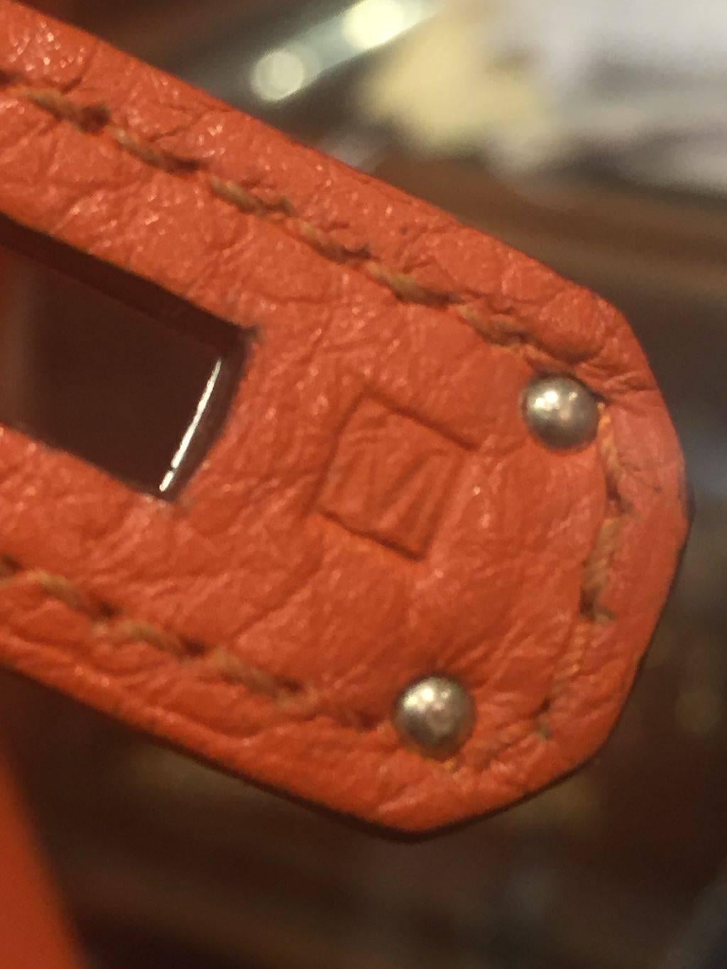 Togo-Tasche aus Birkin von Hermès, Größe 40cm im Angebot 2