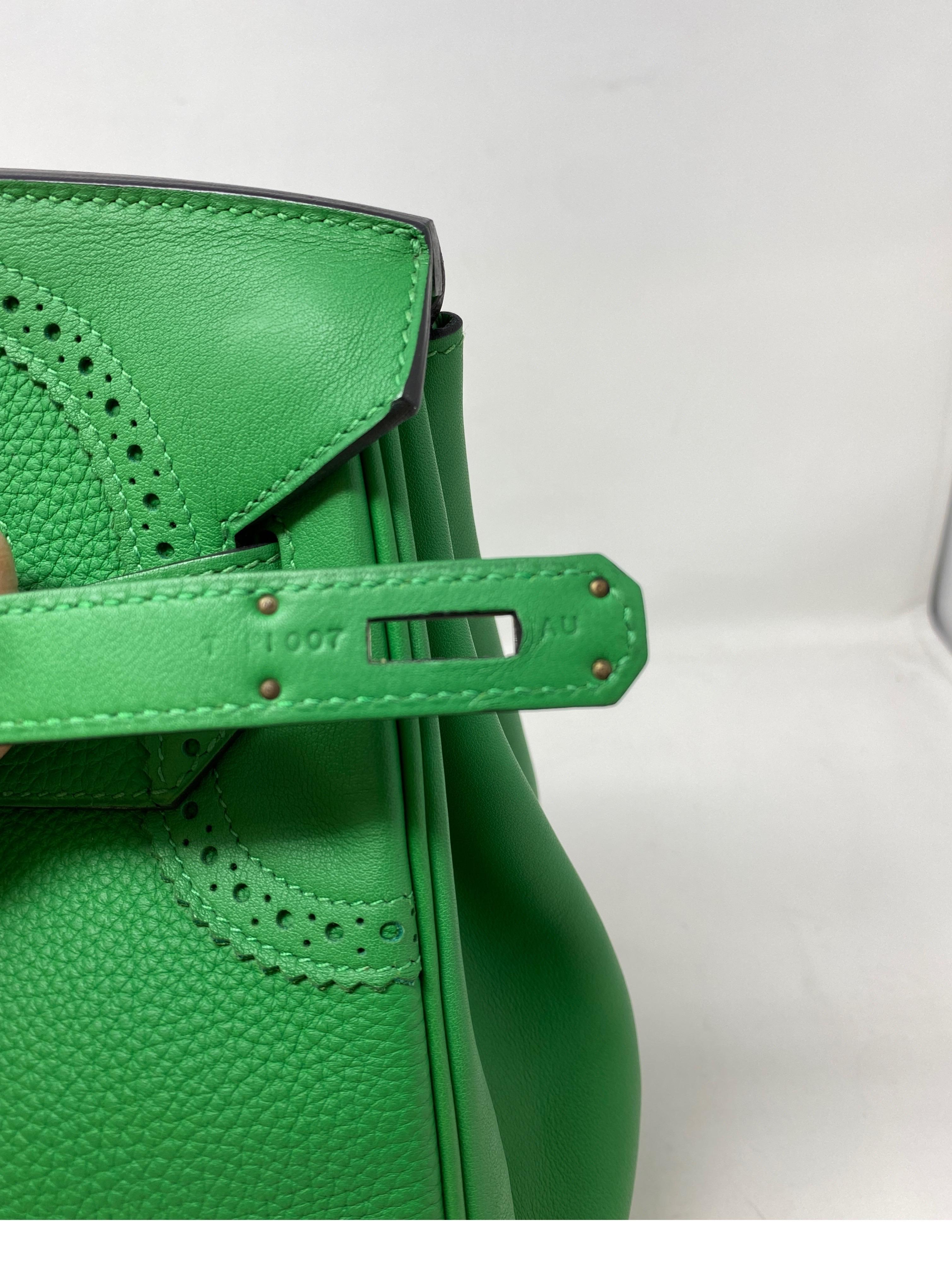 Hermes Birkin Bamboo Ghillies 35 Bag 12