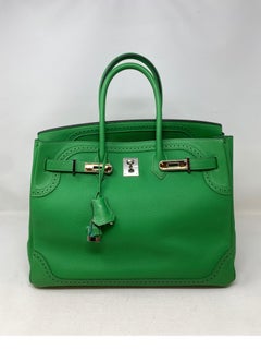 Hermes Birkin Bamboo Ghillies 35 Bag