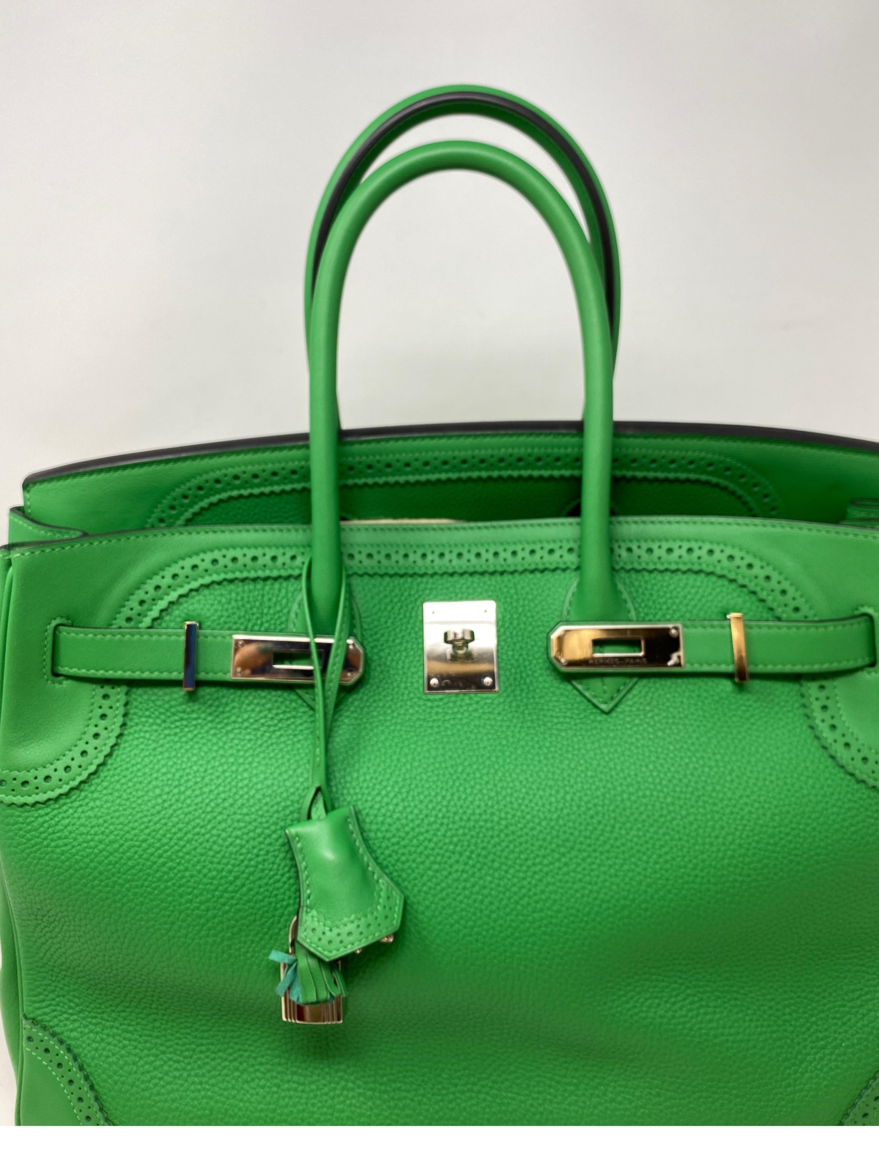 Hermes Birkin Bamboo Ghillies 35 Bag 2