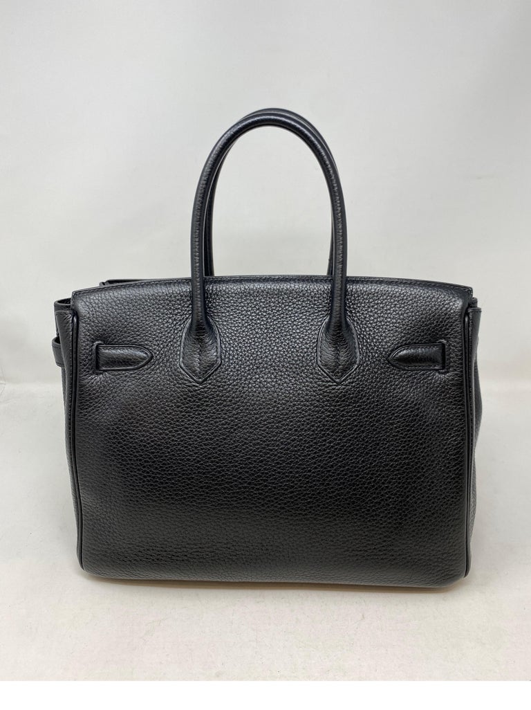 Women's or Men's Hermes Birkin Black 30 Bag