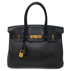 Hermes Birkin Black 30 Bag