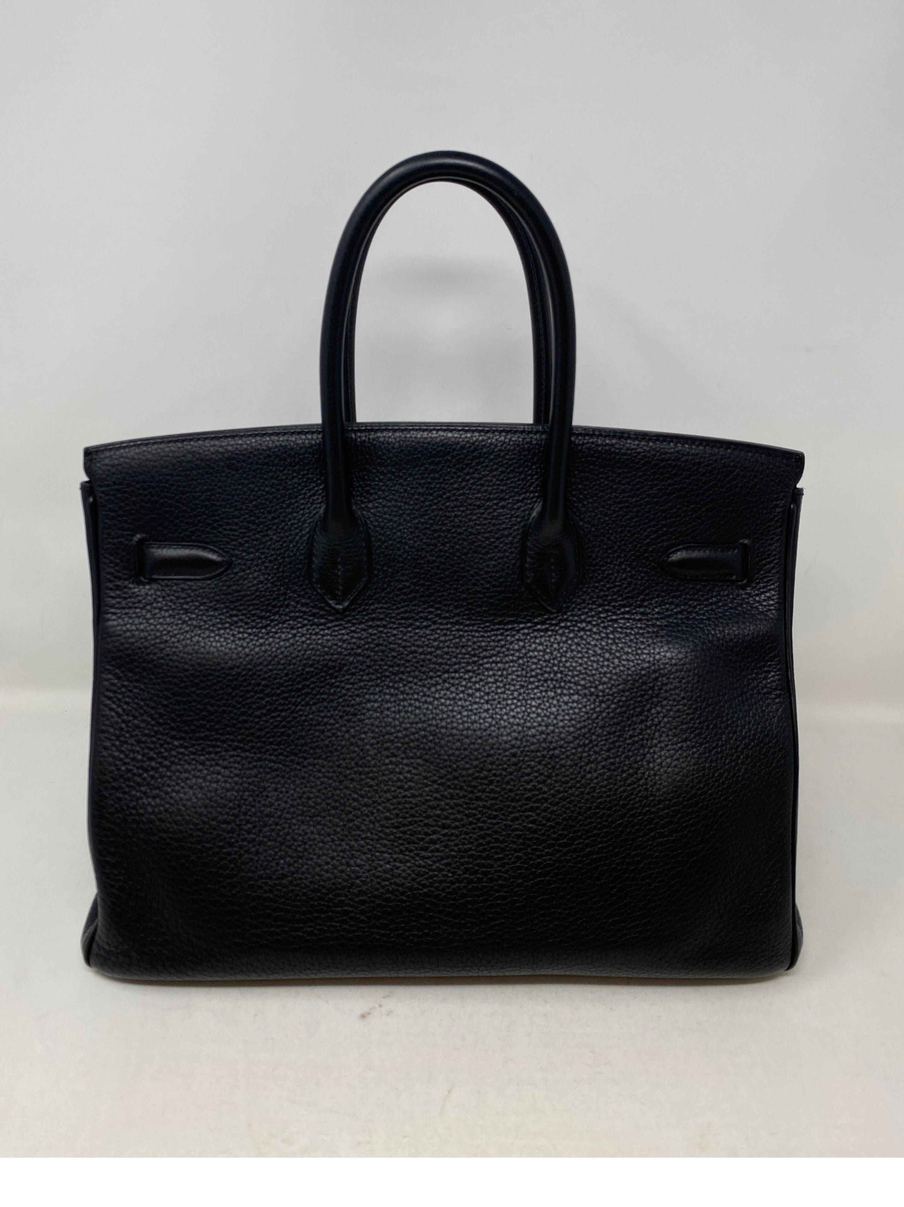Hermes Birkin Black 35 Bag 11