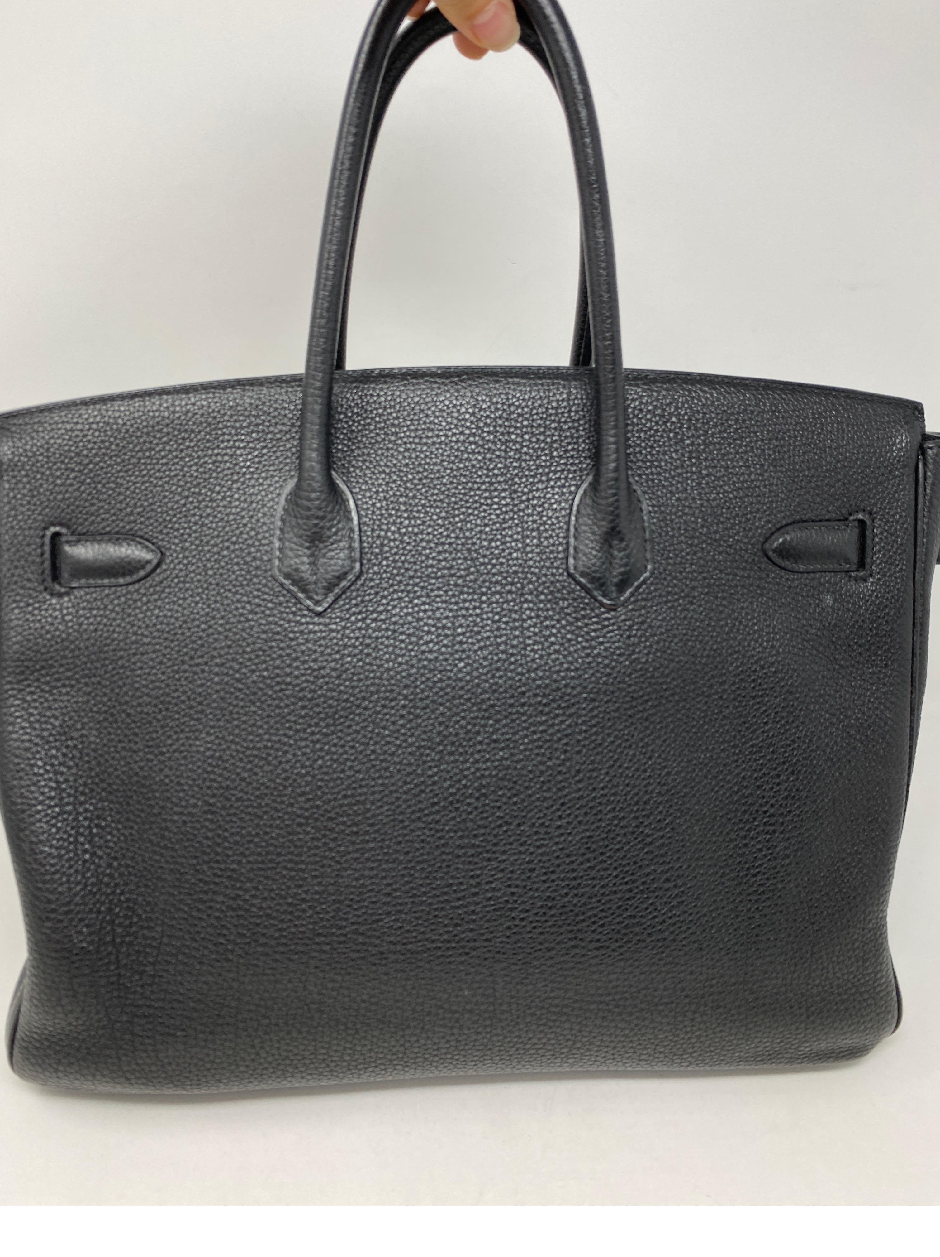 Hermes Birkin Black 35 Gold Hardware Bag 9