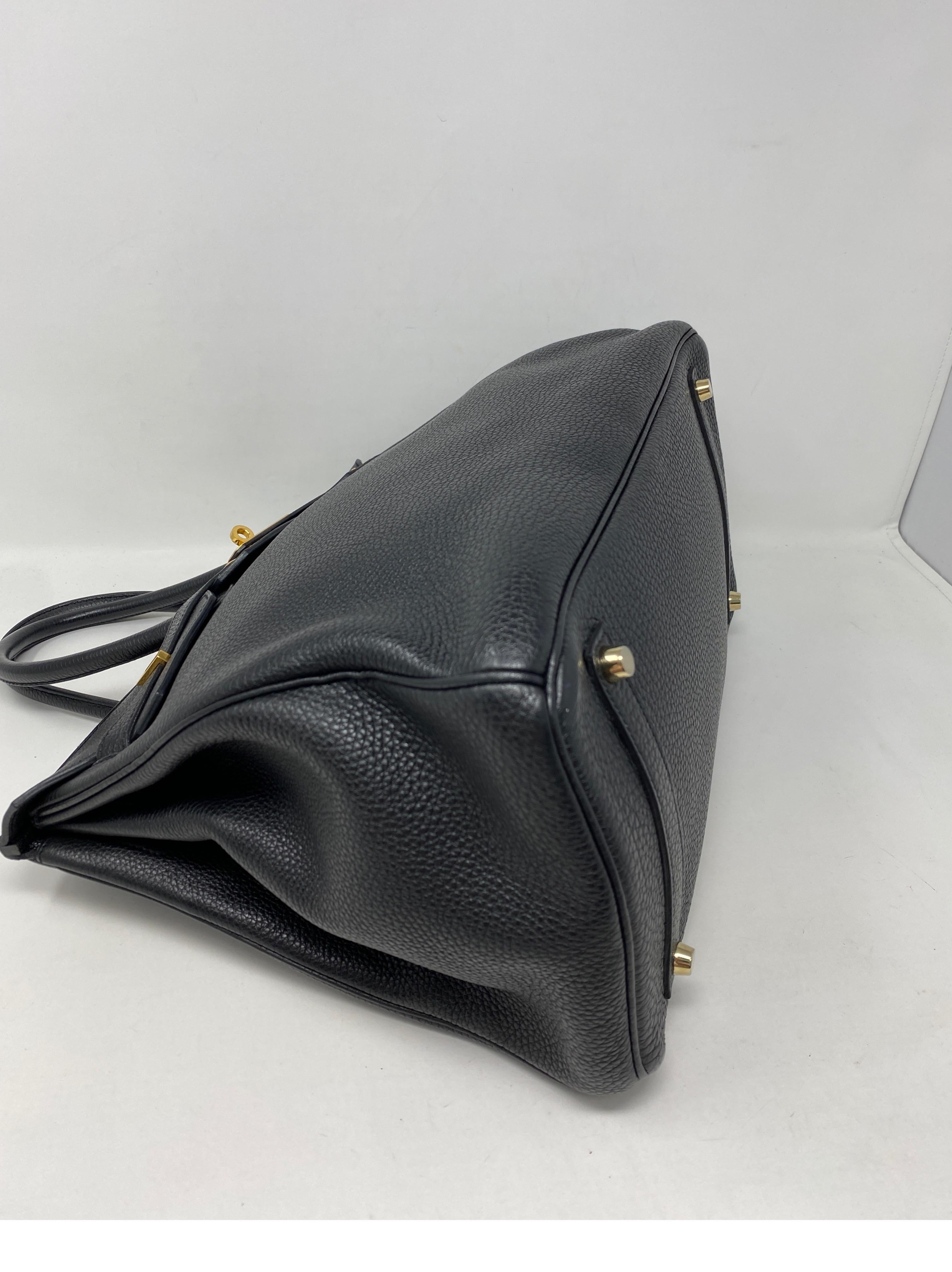 Hermes Birkin Black 35 Gold Hardware Bag 1