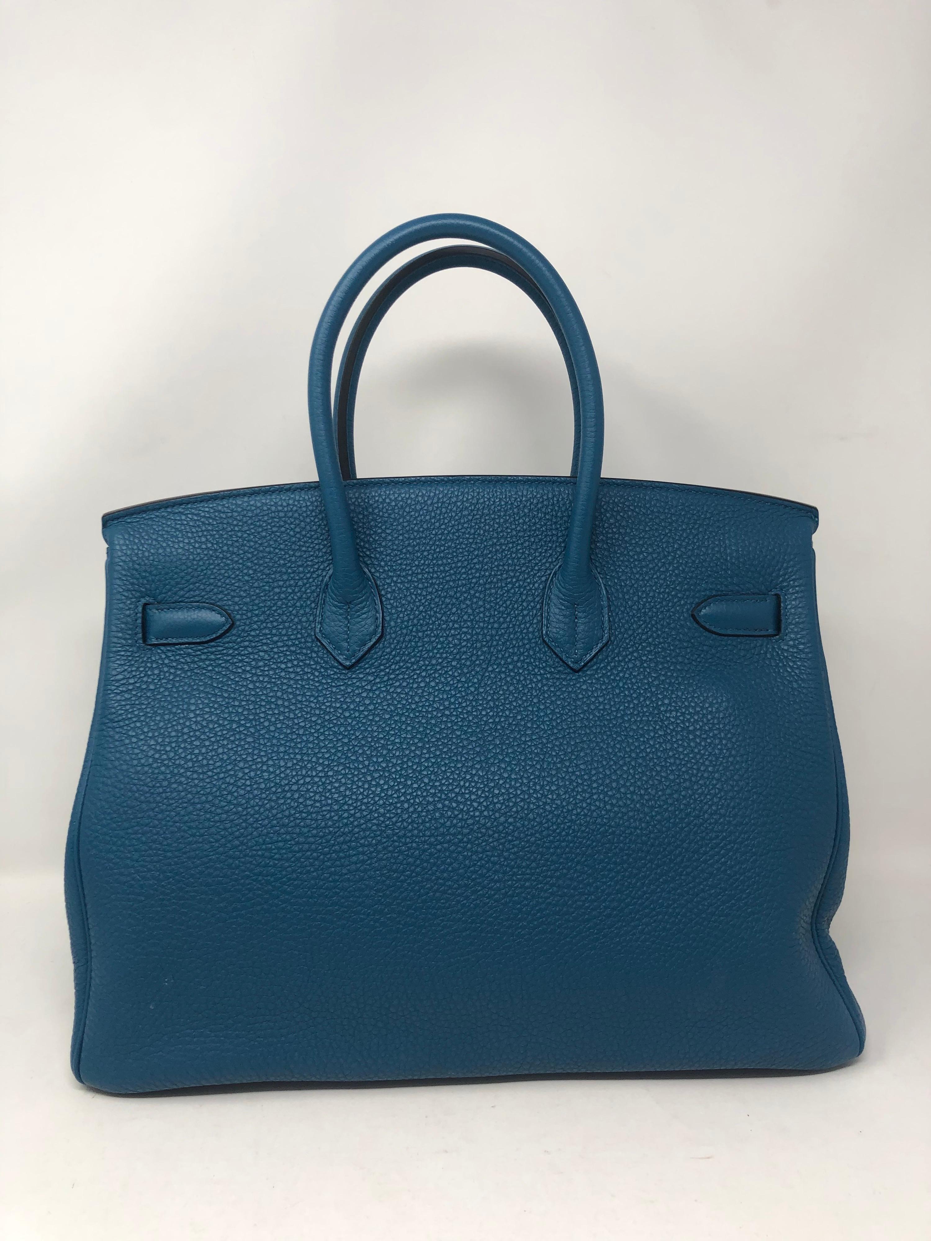Hermes Birkin Bleu Cobalt 35 Bag 1
