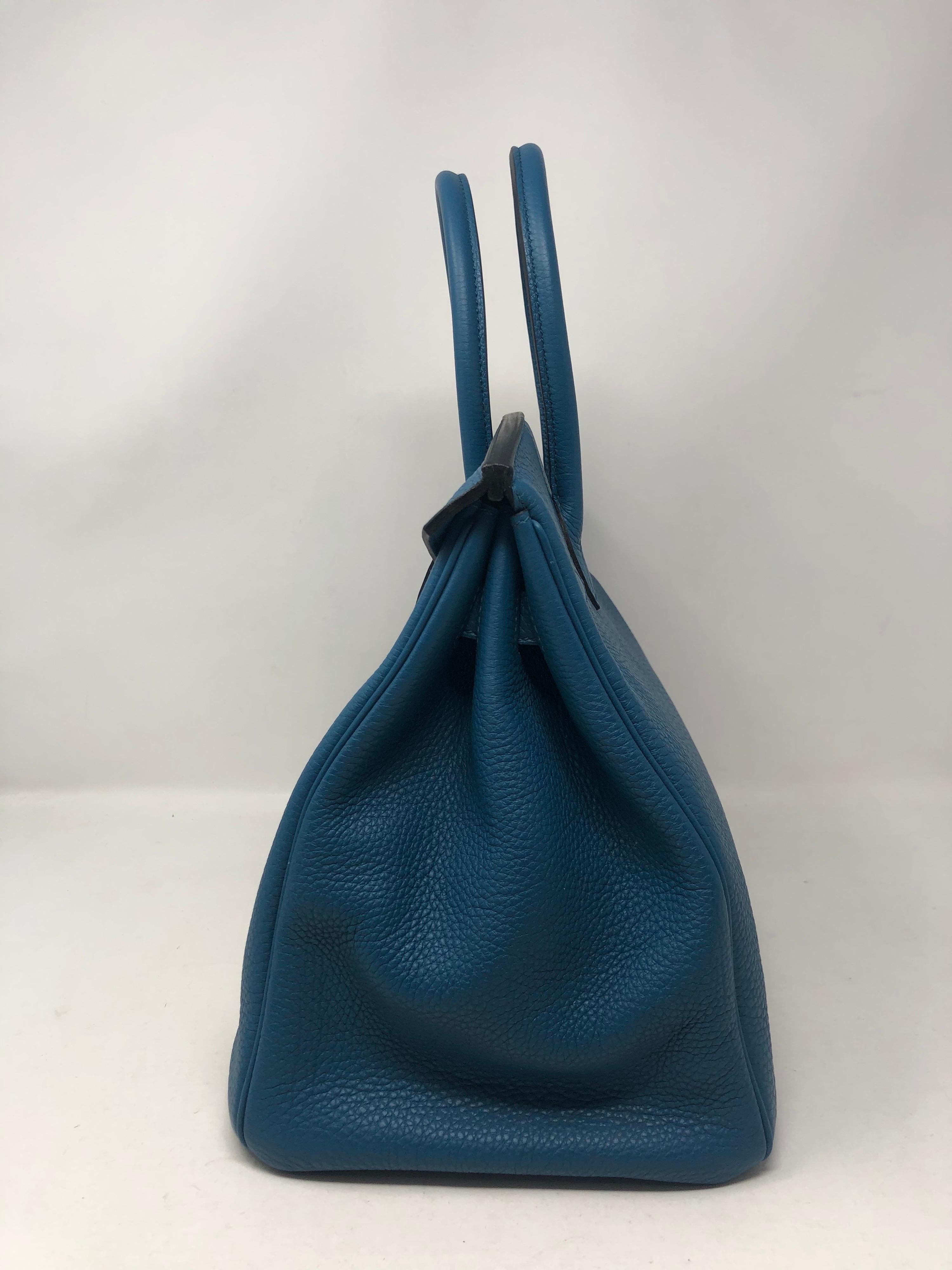 Hermes Birkin Bleu Cobalt 35 Bag 2