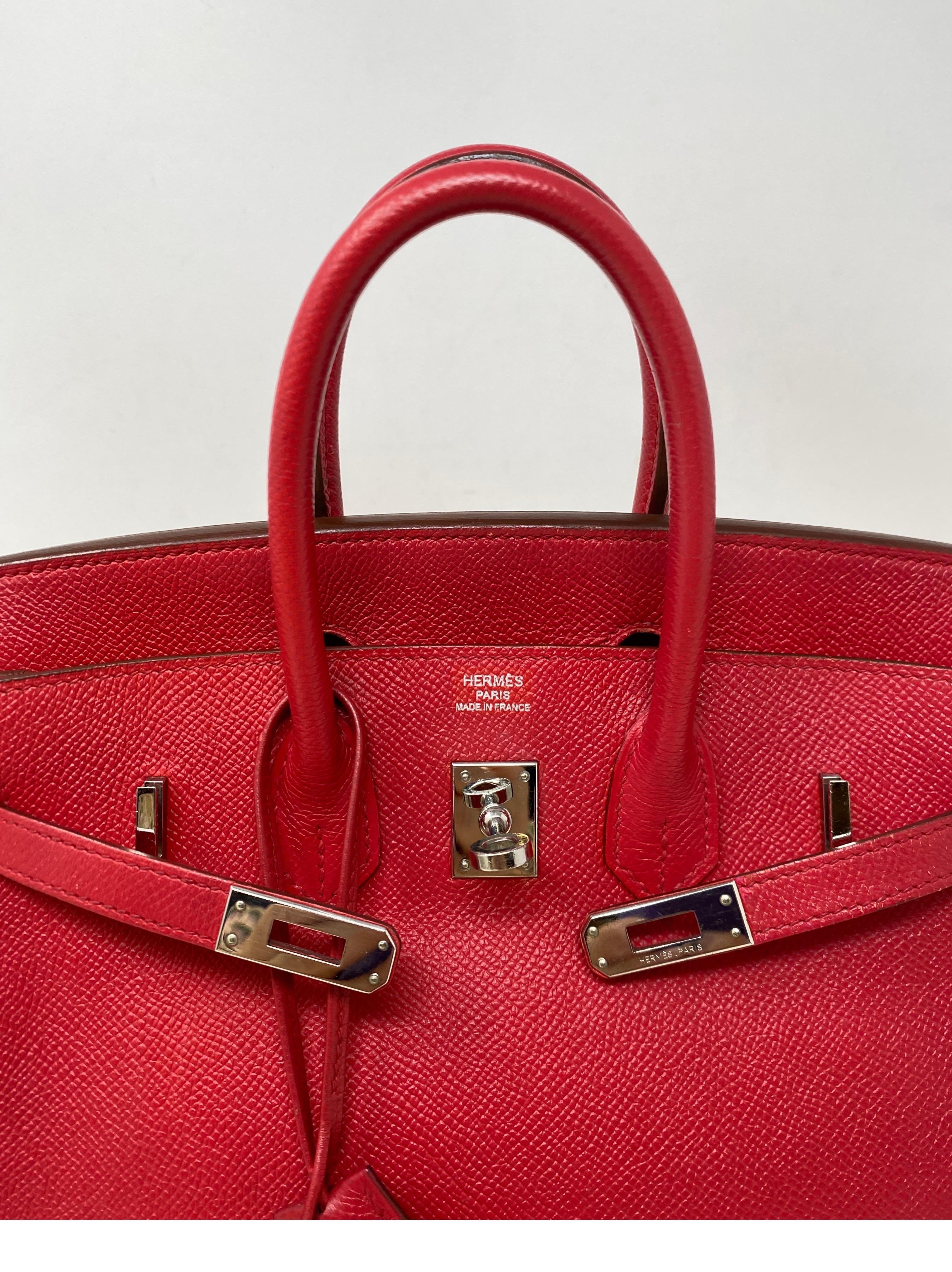 Hermes Birkin Bouganvillea Red 25 Bag at 1stDibs birkin 25