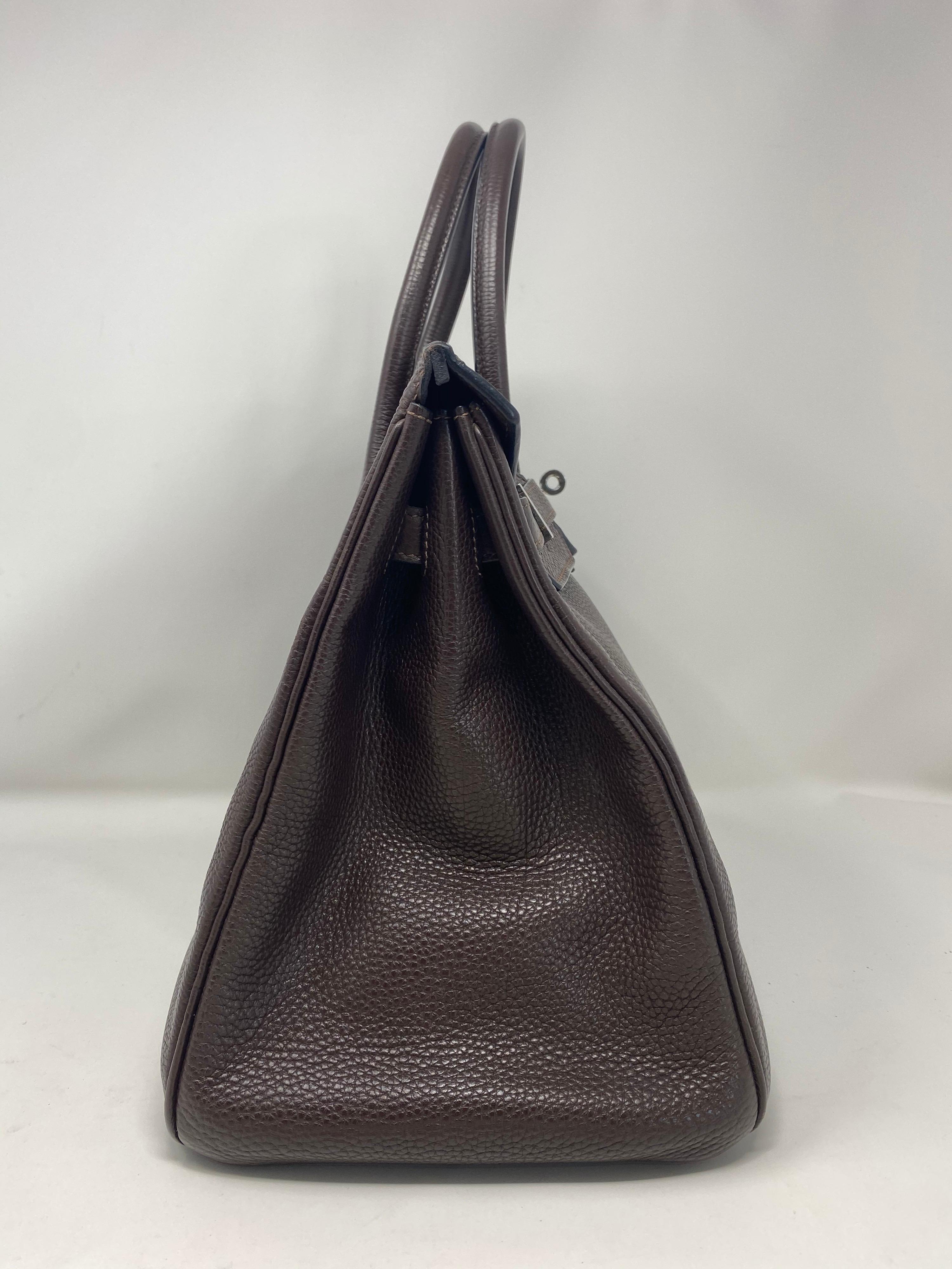Hermes Birkin Brown Togo 35 In Excellent Condition In Athens, GA
