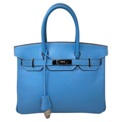 Hermès - Sac Birkin Candy Blue Paradis 30 