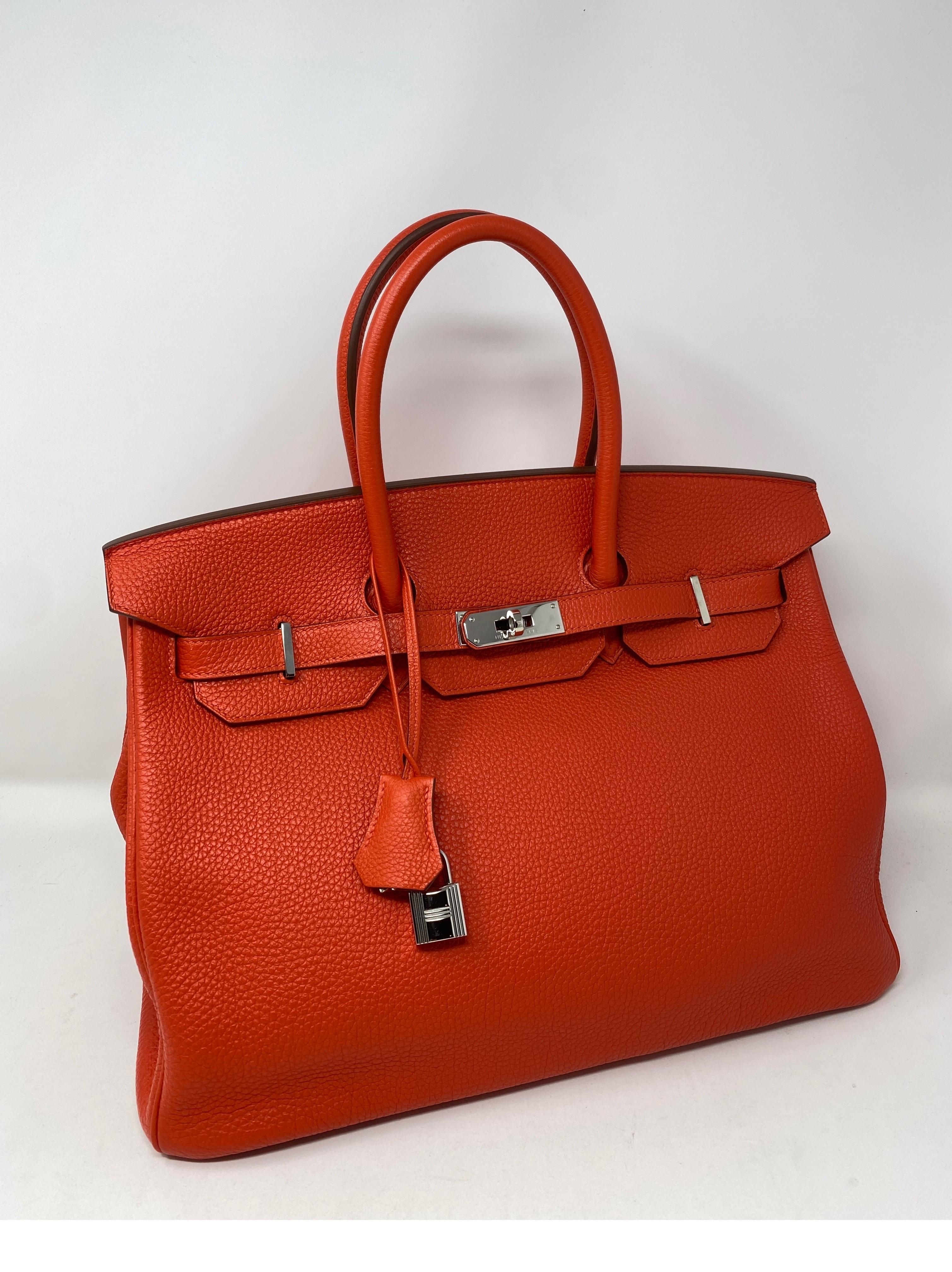 Hermes Birkin Capucine 35 Bag  9