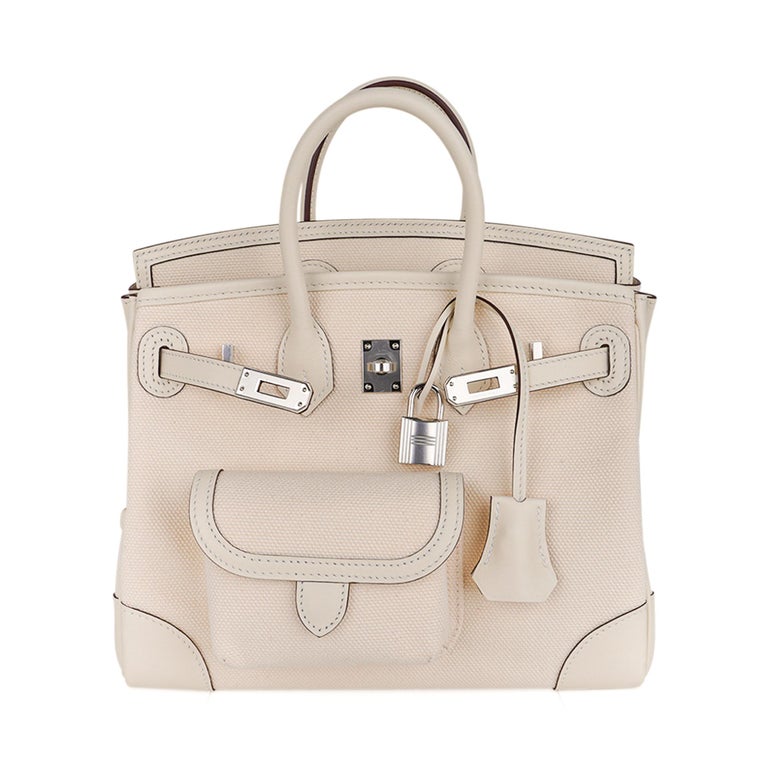 Hermès Bleu Egee Goeland Toile And Swift Cargo Birkin 25 Palladium  Hardware, 2022 Available For Immediate Sale At Sotheby's