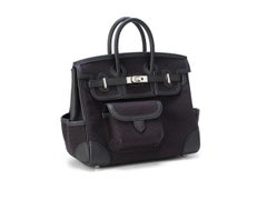 Hermès Birkin Cargo 25 Noir/Black Canvas Swift Palladium Hardware
