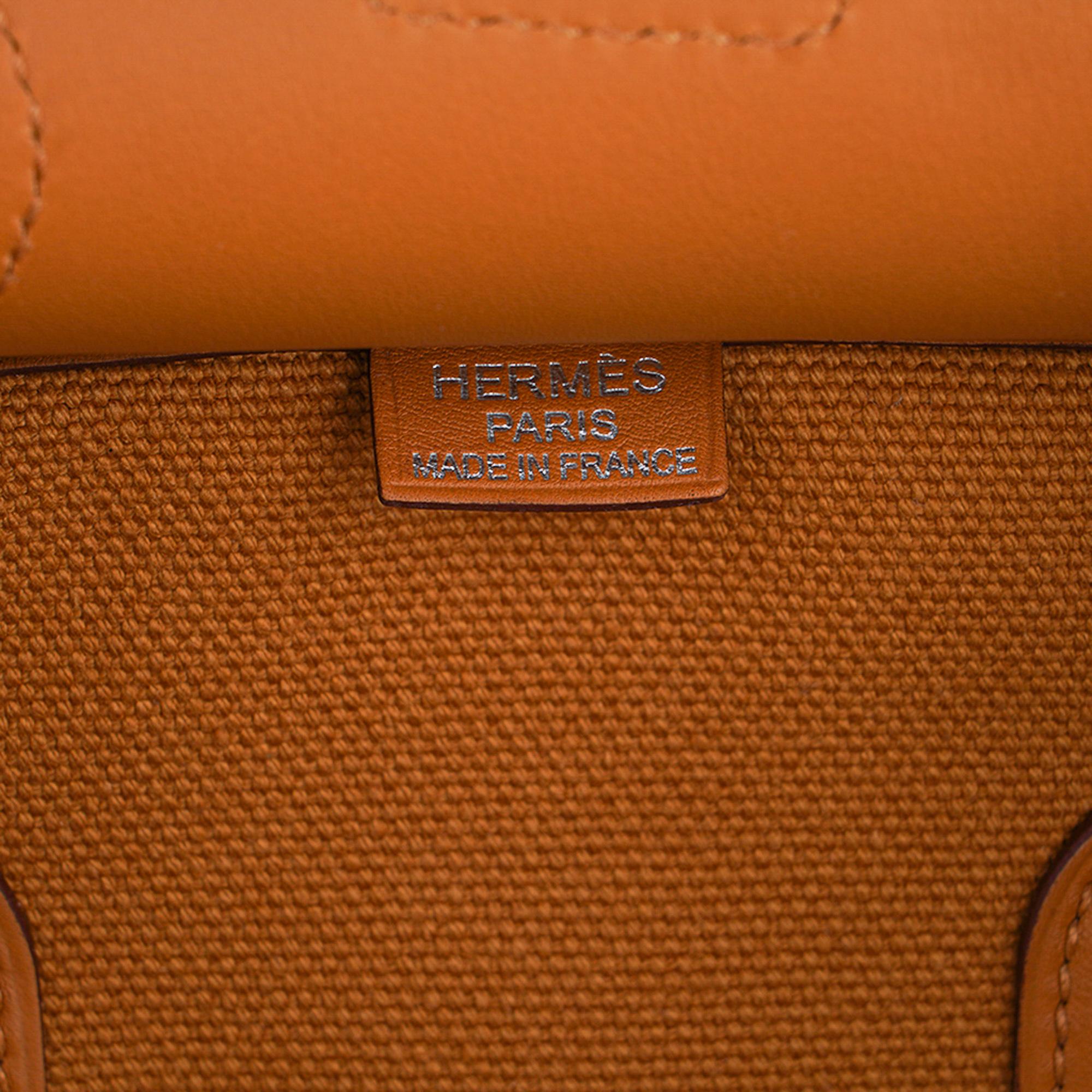 Hermes Birkin Cargo Toile Goeland Sesame 35 Sac Swift Leather Limited Edition  en vente 11