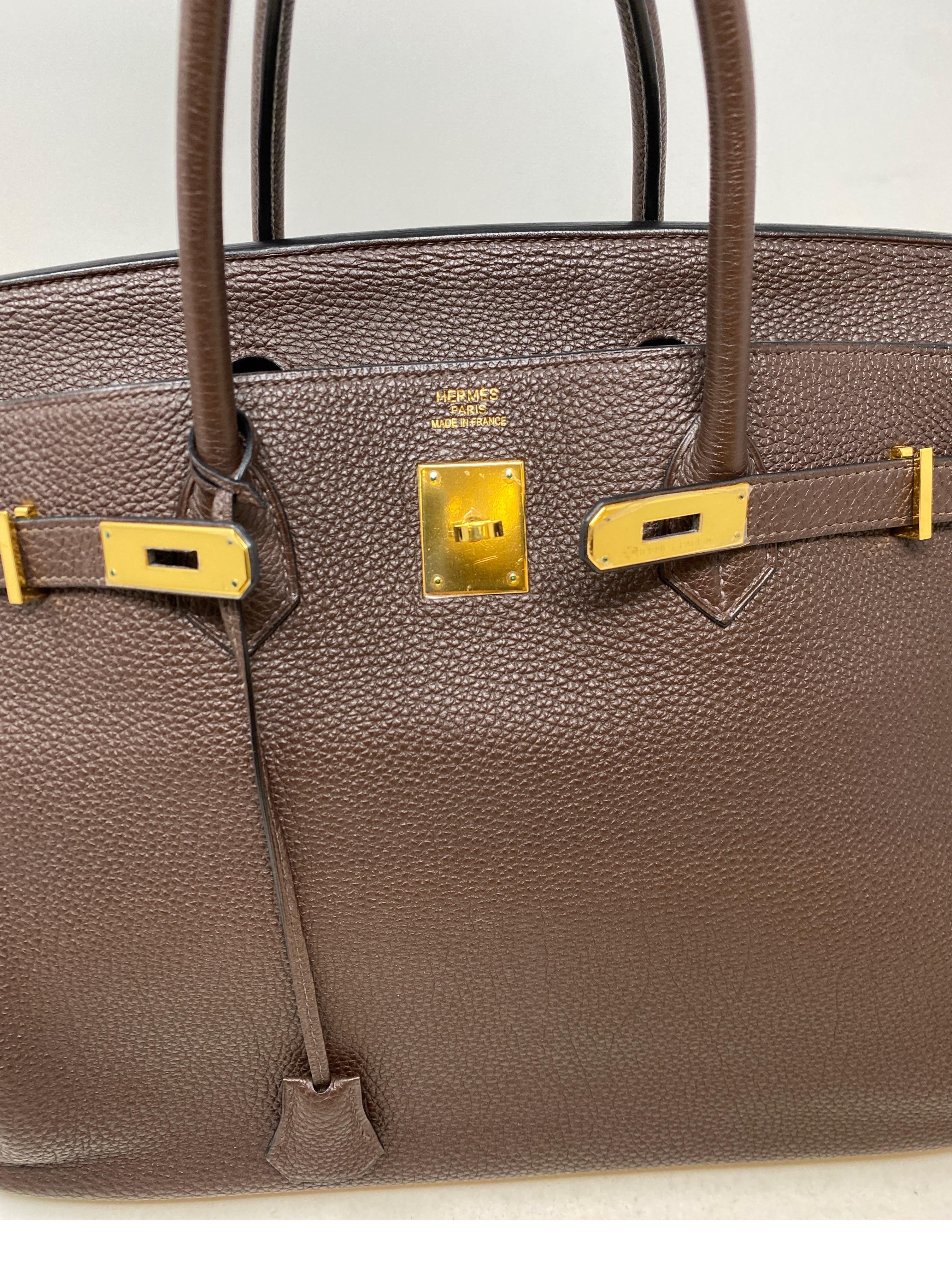 Hermes Birkin Chocolate 40 Bag 11