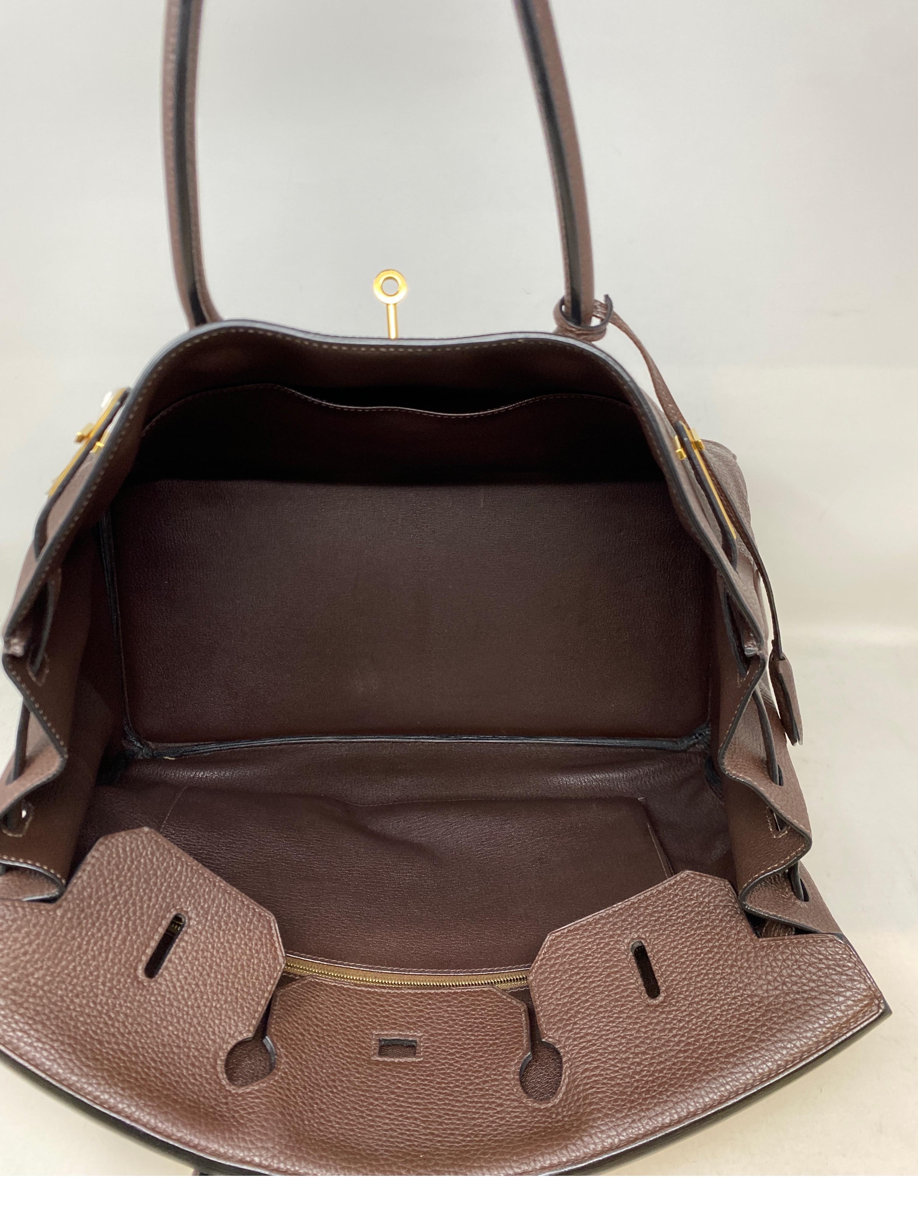 Hermes Birkin Chocolate 40 Bag 12