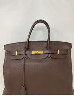 Hermes Birkin Chocolate 40 Bag