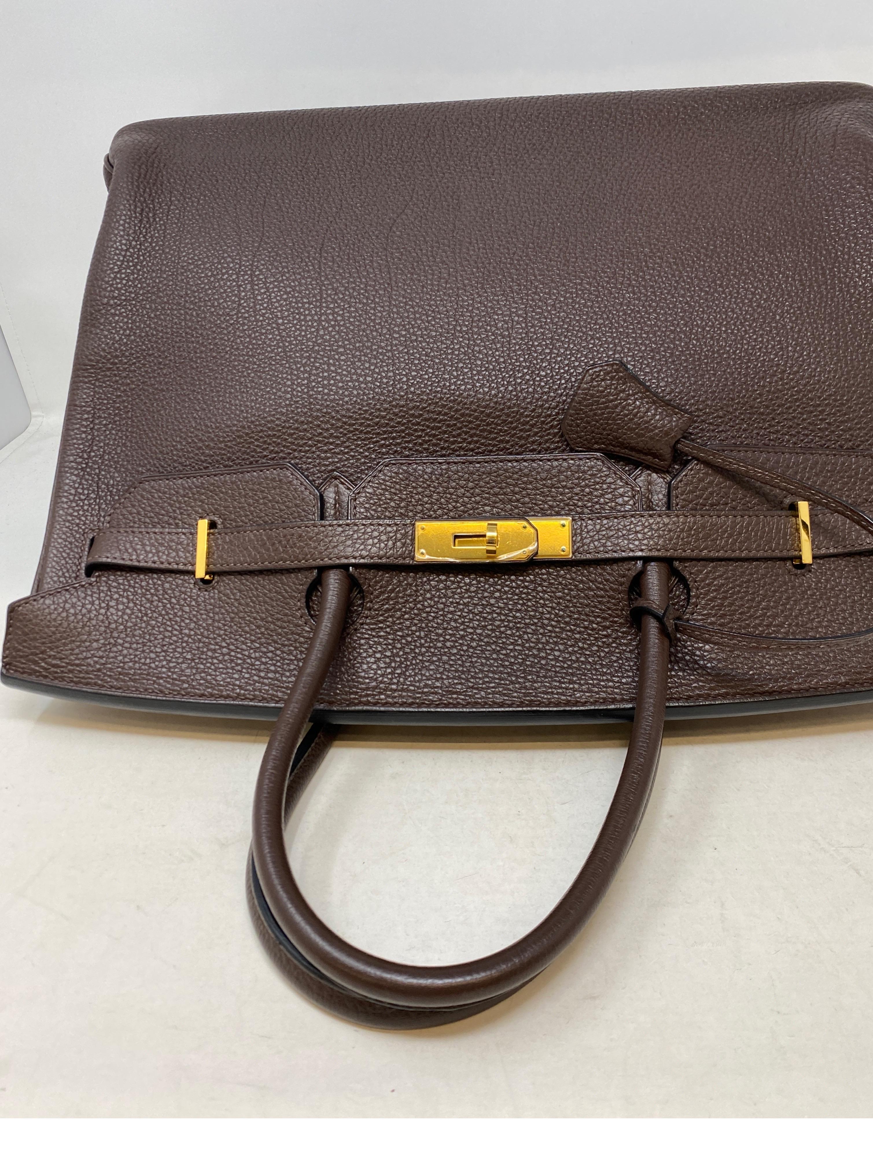 Hermes Birkin Chocolate 40 Bag 3