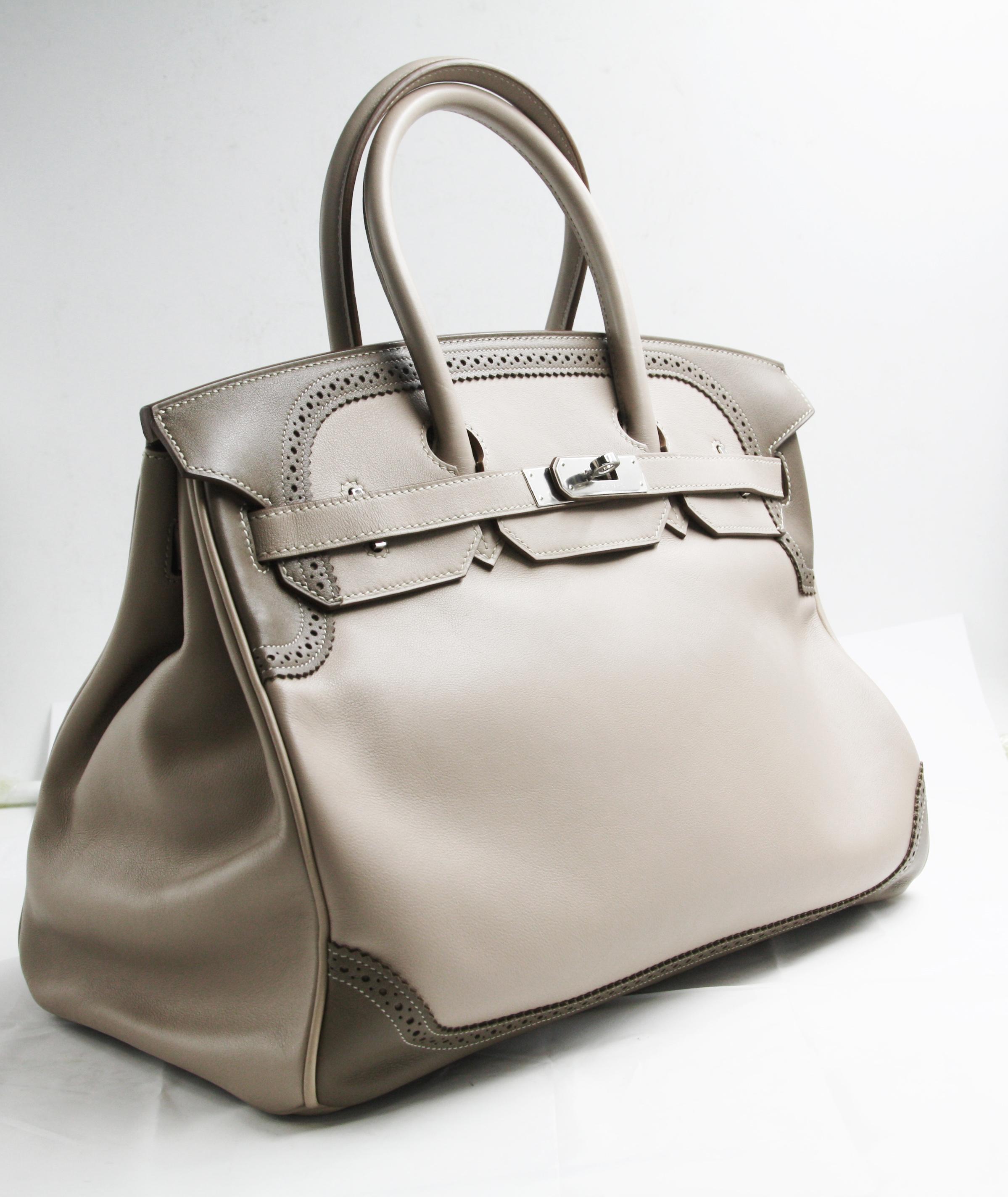 hermes cowhide bag