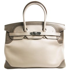 Hermès Birkin Cowhide Leather Shoulder Tote