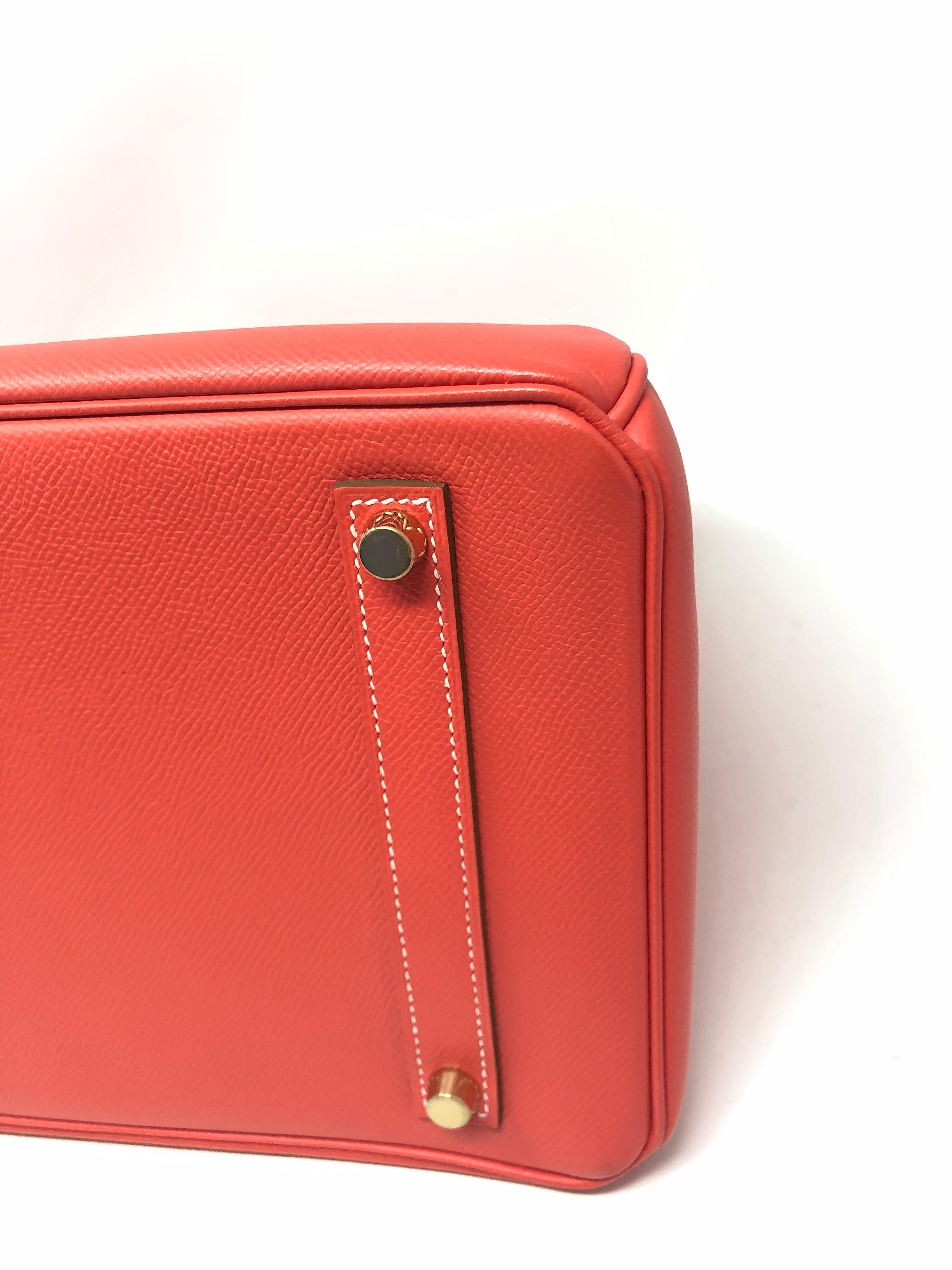 Hermès Birkin Epsom Leather Candy Rose Jaipur 35 5