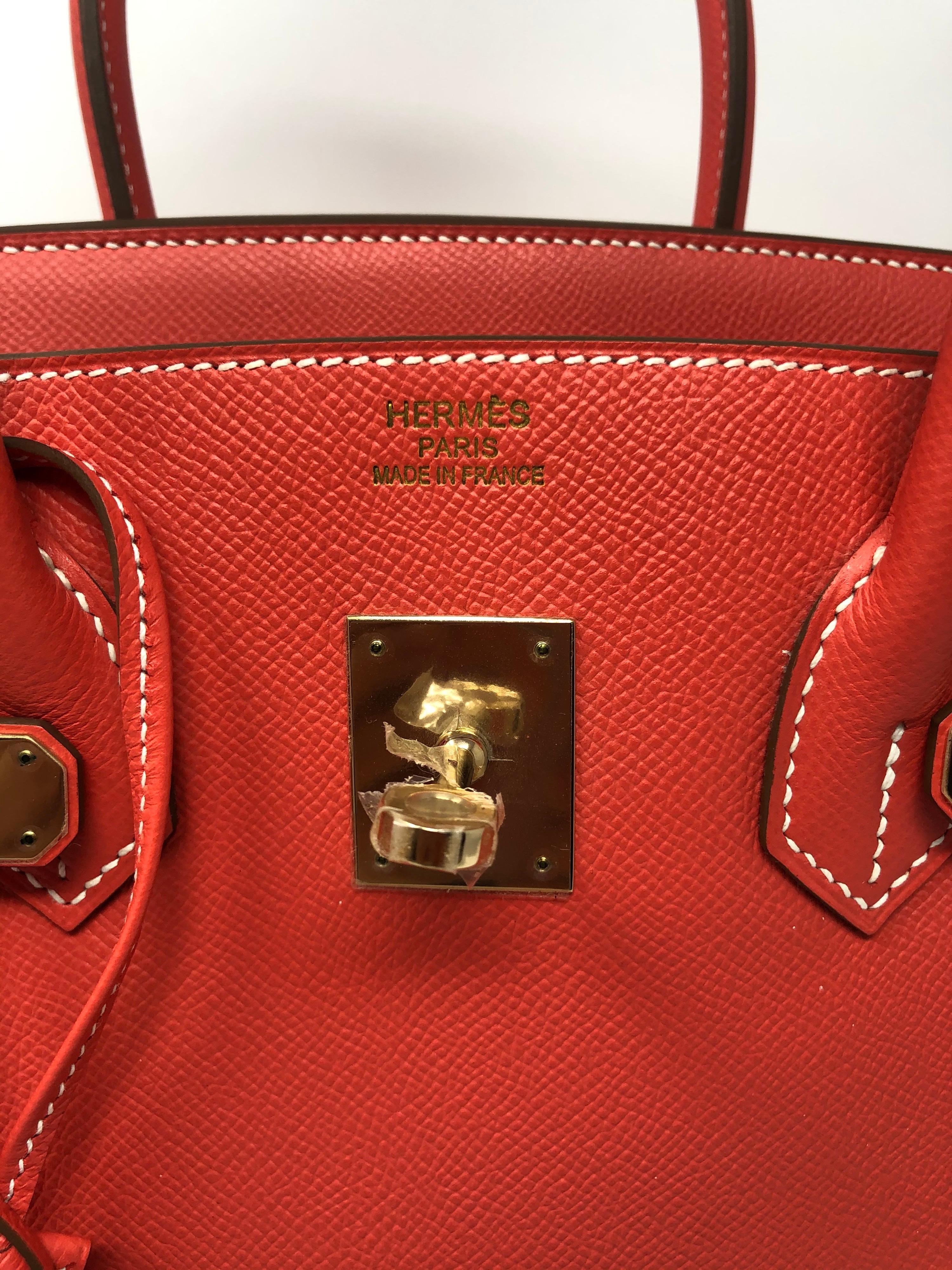 Hermès Birkin Epsom Leather Candy Rose Jaipur 35 1
