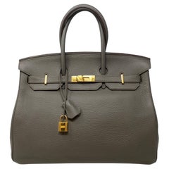 Hermes Birkin Etain 35 Bag